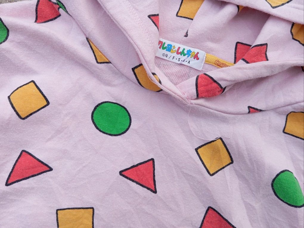 Japanese Brand Crayon Shin Chan 🍑 Pink Hoodie anime cartoon Japan 🎌 Size L / US 10 / IT 46 - 1 Thumbnail