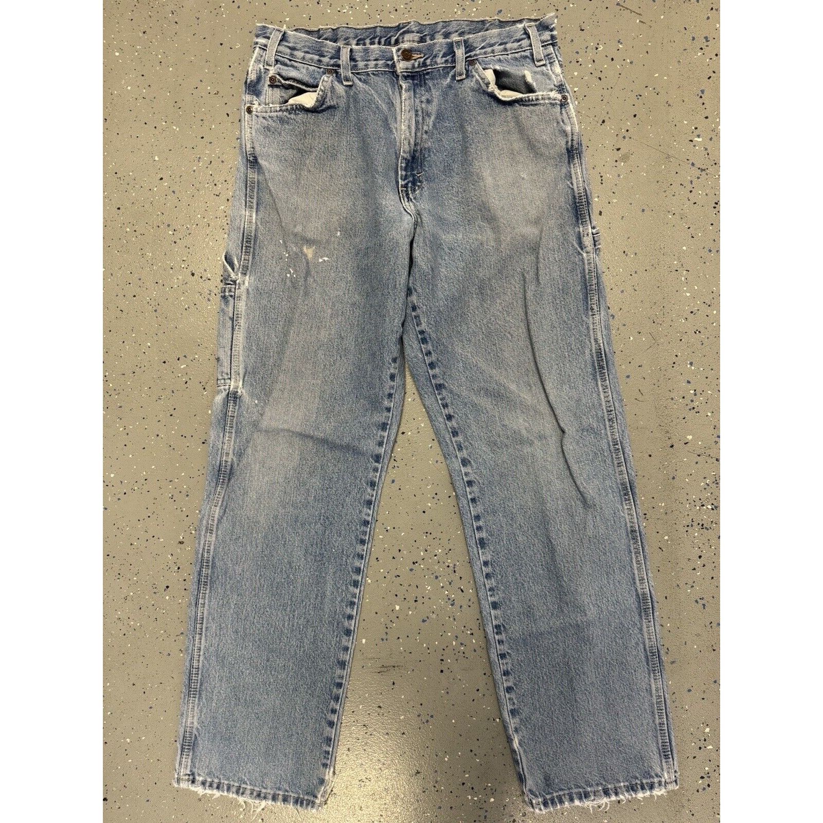 Dickies Dickies Jeans Mens 34x34 Medium Wash Denim Carpenter Blue Size US 34 / EU 50 - 1 Thumbnail