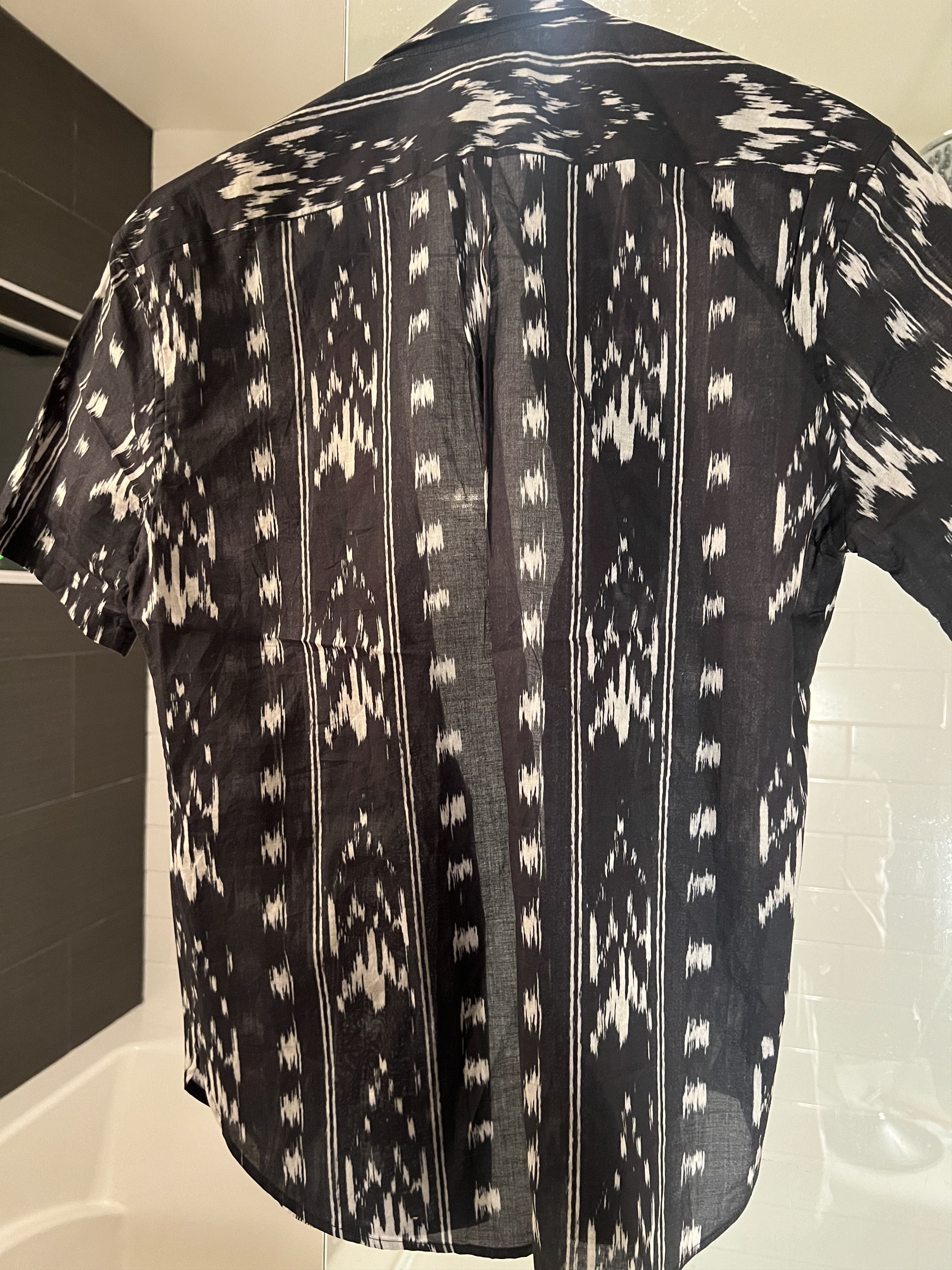 Saint Laurent Paris Pattern Short Sleeve - sz 37 Size US XS / EU 42 / 0 - 2 Thumbnail