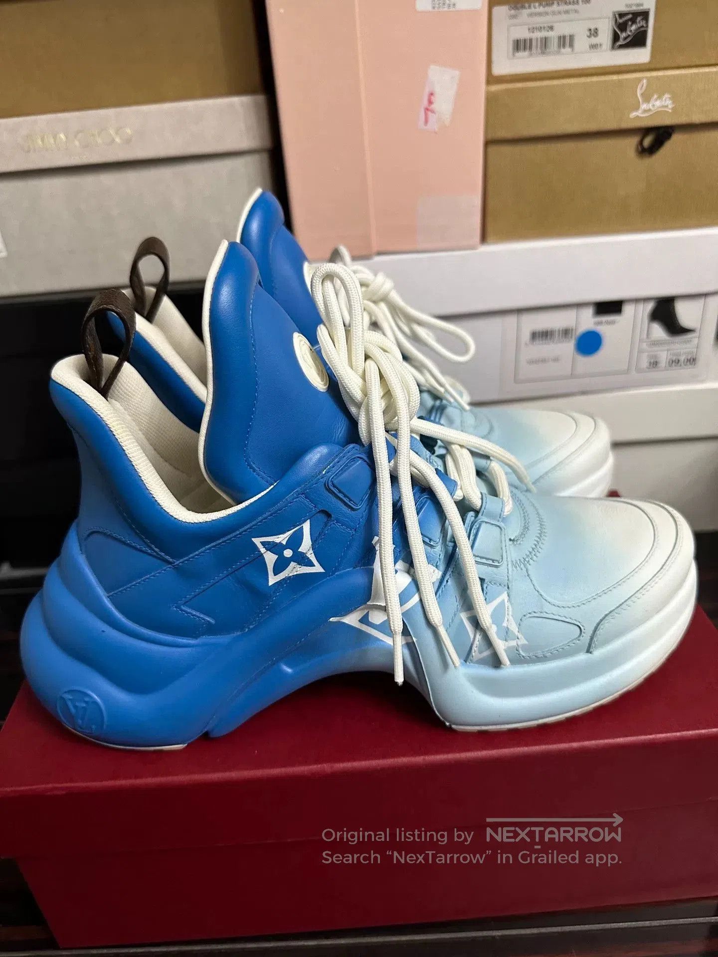 Louis Vuitton LV Gradient Dad Shoes Size 38. Size US 7 / IT 37 - 3 Thumbnail