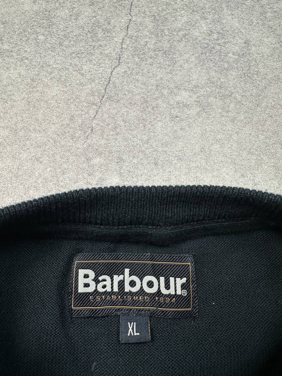 Barbour Vintage Barbour Cotton Sweater, Size XL – Classic Black Knit Size US XL / EU 56 / 4 - 5 Thumbnail