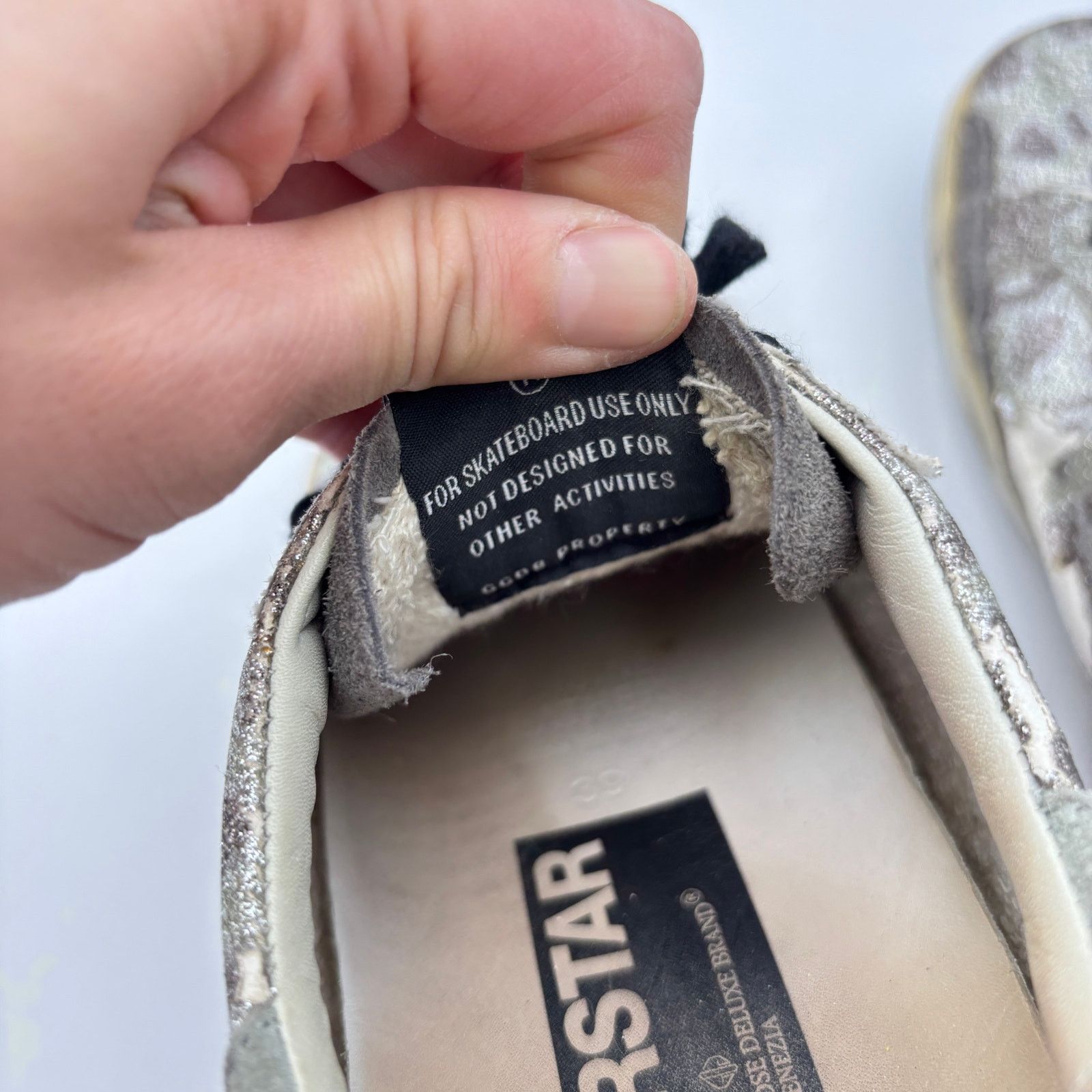 Golden Goose Golden Goose Superstar GGDB Glitter Leopard Sneakers 39 US 9 Size US 9 / IT 39 - 12 Thumbnail