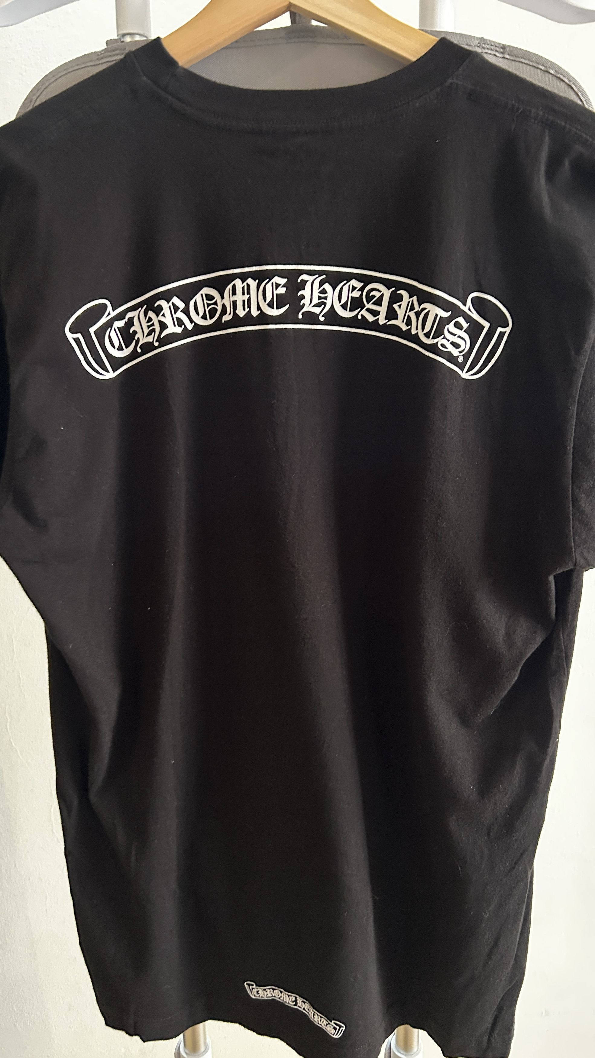 Chrome Hearts Chrome Hearts Black Tee Size US L / EU 52-54 / 3 - 3 Thumbnail