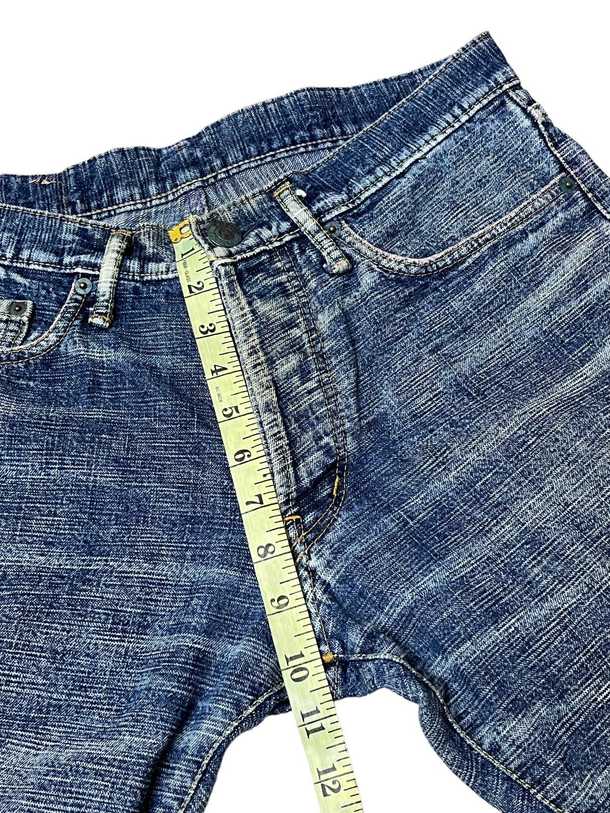 Japanese Brand SICK🔥JAPAN DENIM K.U. USA MELT INTO THE UNIVERSE JEANS Size US 32 / EU 48 - 13 Thumbnail