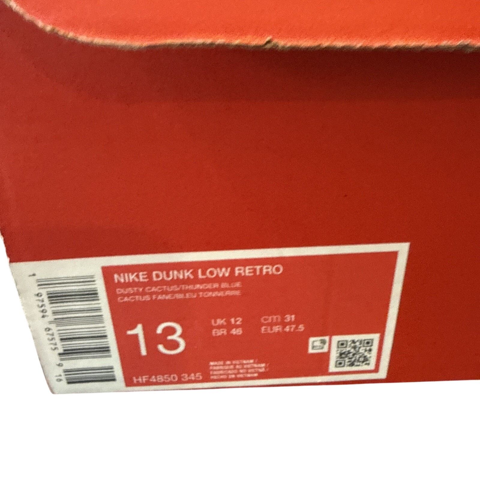 Nike Nike Dunk Retro Shoes Low Top Dusty Cactus Thunder Blue NEW Size US 13 / EU 46 - 9 Thumbnail