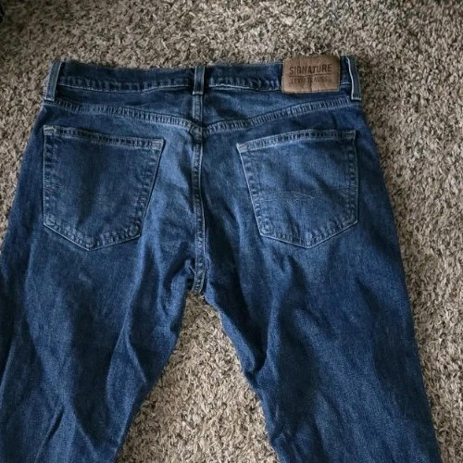 Levi's Levi Straus Signature Relaxed Blue Jeans Pants 32x30 Wash Size US 32 / EU 48 - 12 Thumbnail