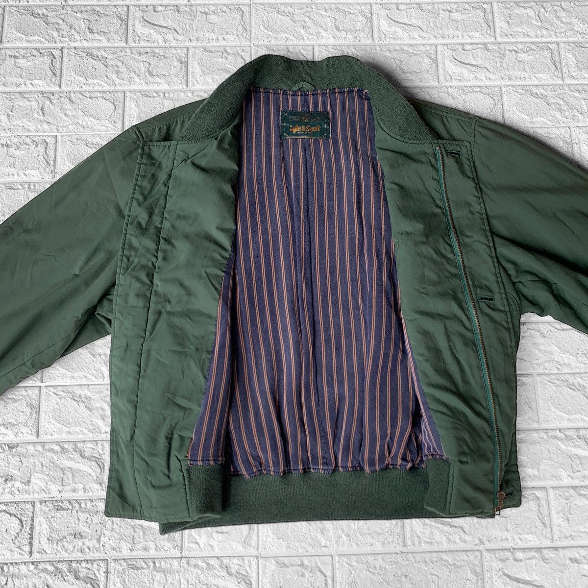 Lyle & Scott Lyle & Scott Scotland Bomber Jacket Size US M / EU 48-50 / 2 - 6 Thumbnail