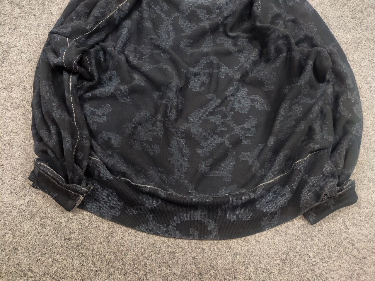 Rag & Bone Rag & Bone Design Dark Blue Pattern Oversized Sweatshirt Size L / US 10 / IT 46 - 6 Thumbnail