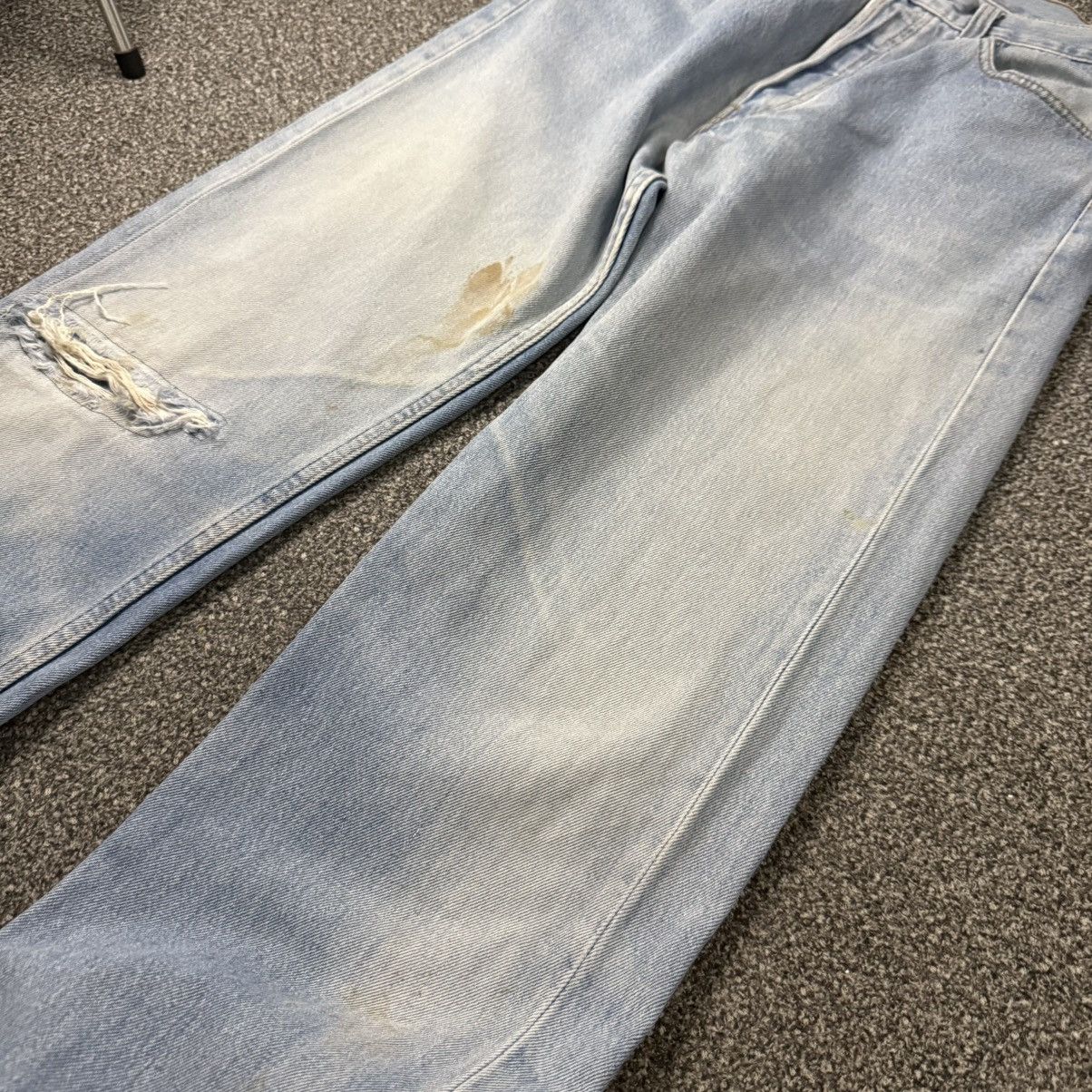 Levi's Vintage Clothing Vintage 90s Levis 501xx Faded Denim Size US 34 / EU 50 - 10 Thumbnail