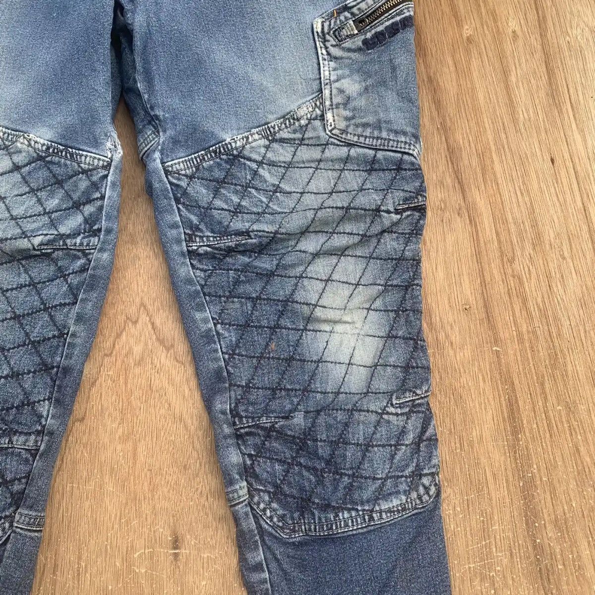 Japanese Brand DOUBLE KNEE JEANS JAPANESE TROUSERS BIKERS DENIM NICE PANTS Size US 30 / EU 46 - 6 Thumbnail