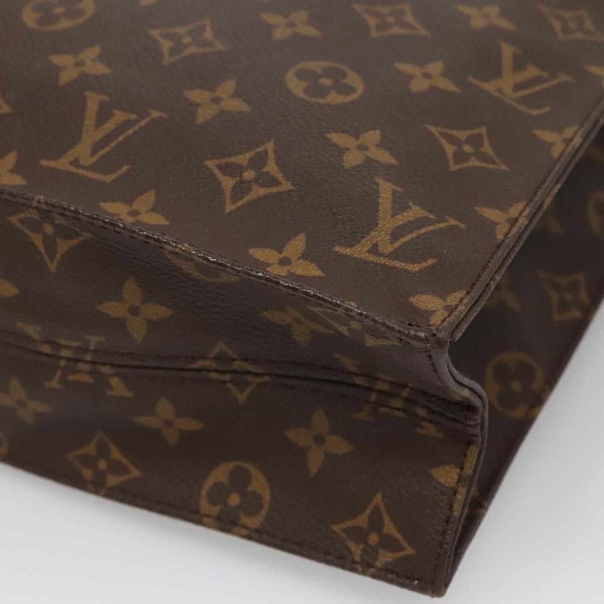 Louis Vuitton LOUIS VUITTON Monogram Sac Plat Hand Bag M51140 Size ONE SIZE - 12 Thumbnail