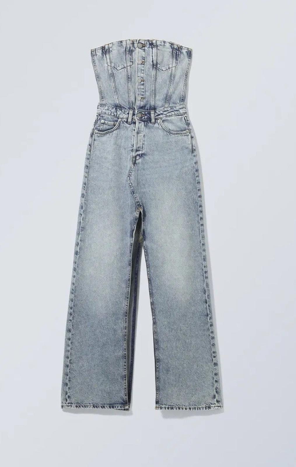 Weekday Weekday Scottsdale Long Denim Dress UK 8/S New Tags Size S / US 4 / IT 40 - 5 Thumbnail