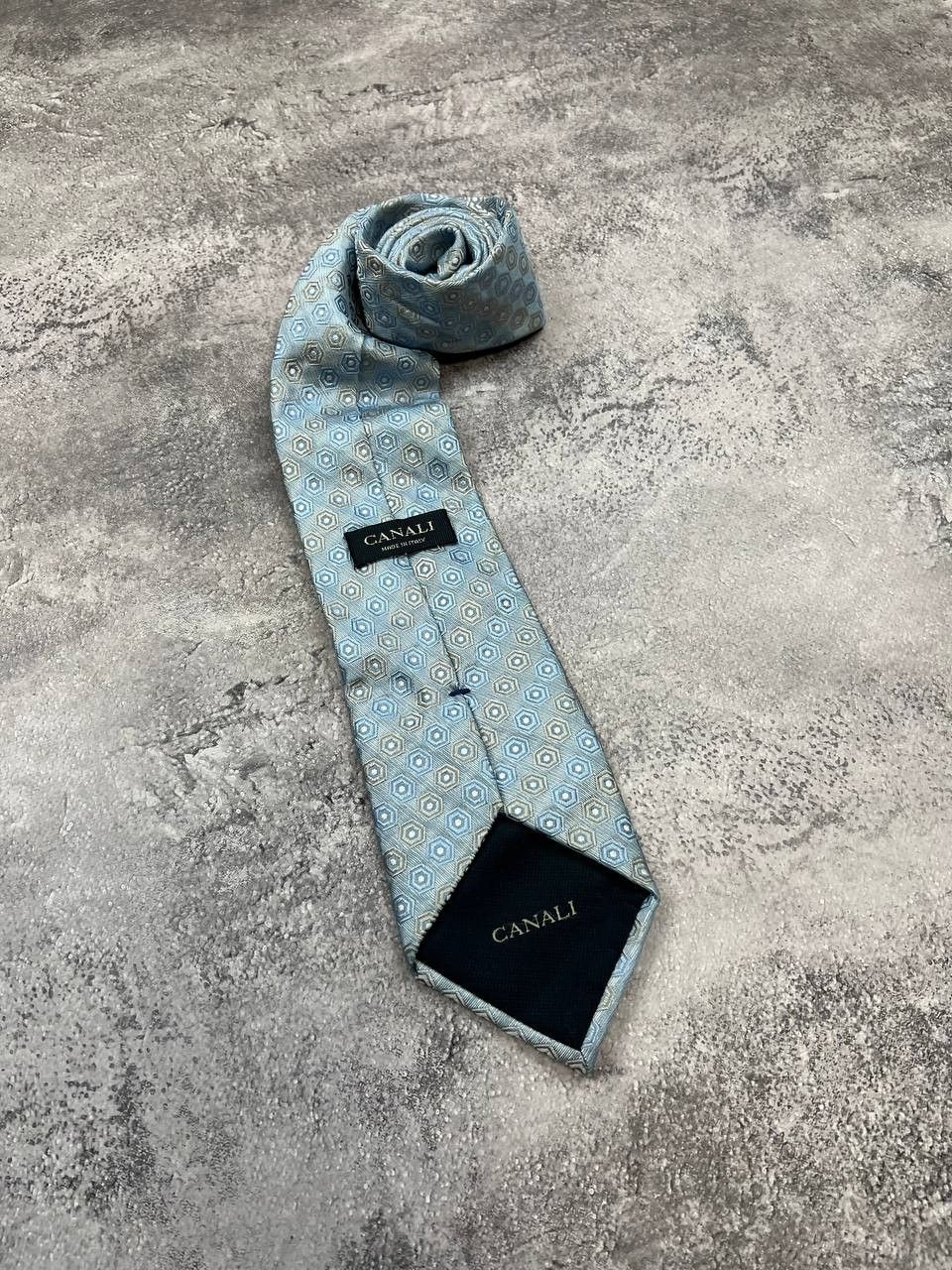 Canali Canali Tie 100% Silk Luxury Size ONE SIZE - 3 Thumbnail