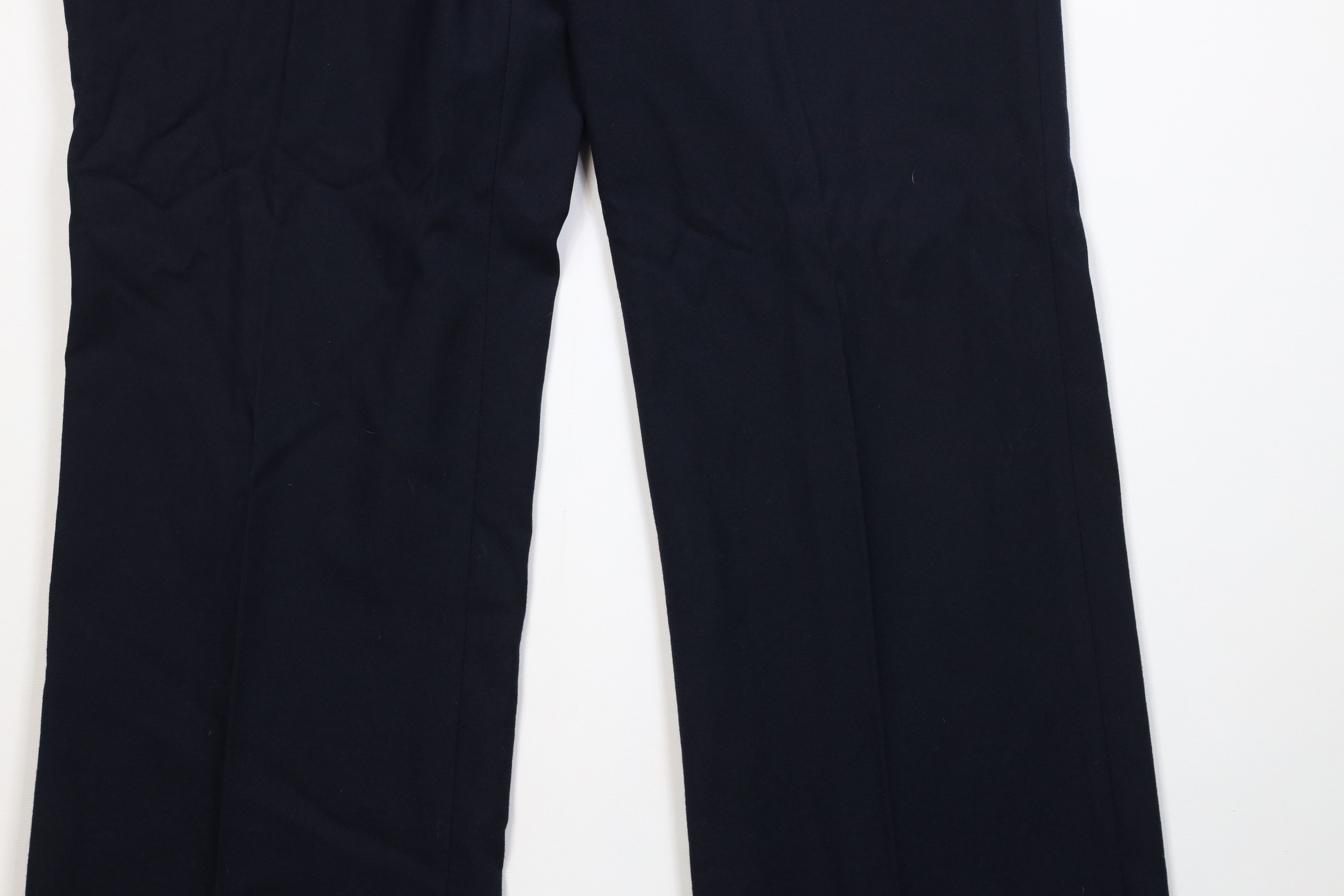 Vintage Vintage 70s Streetwear Heavy Wool Knit Wide Leg Chino Pants Size US 36 / EU 52 - 4 Thumbnail