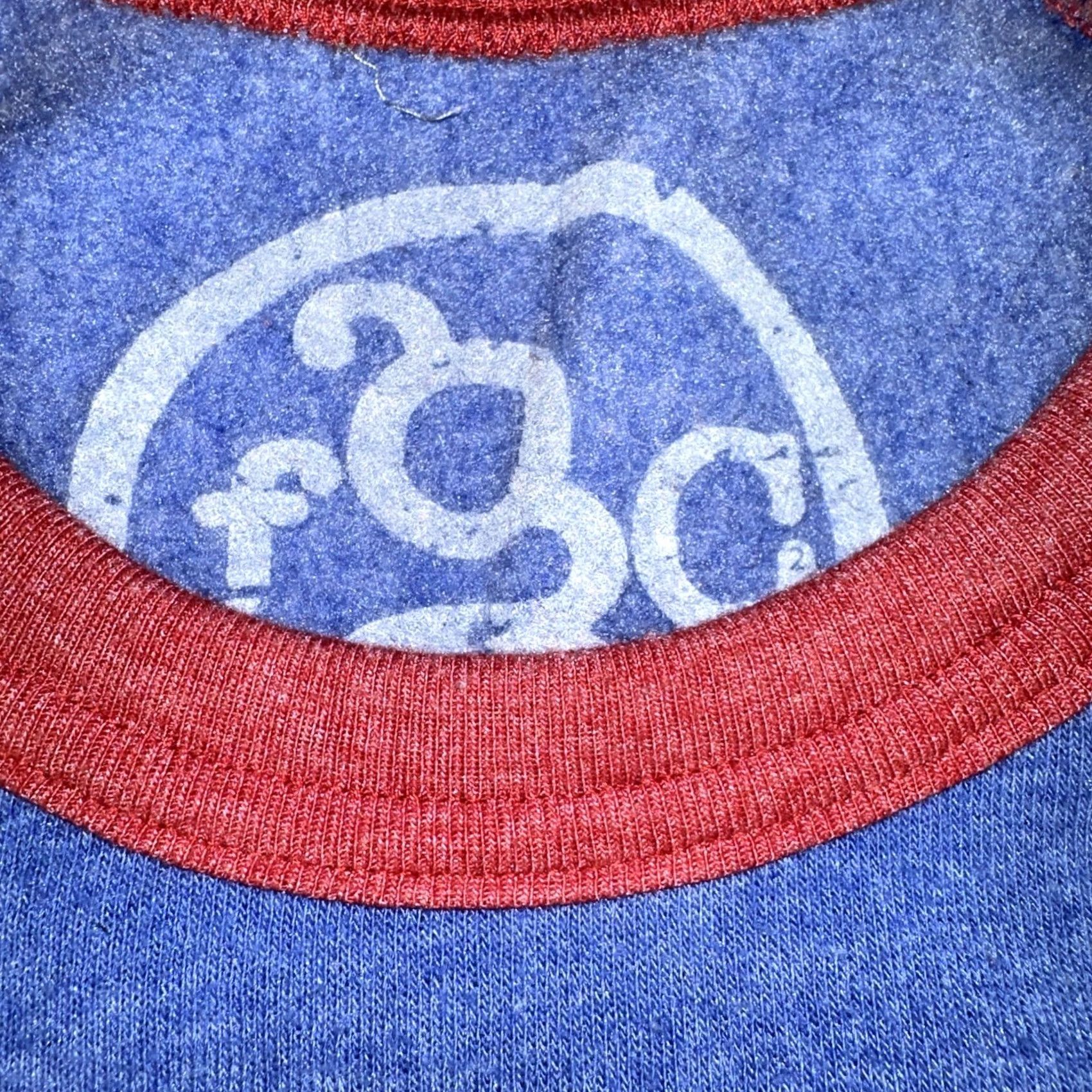 Vintage VINTAGE Fashion Geek Sweatshirt Men XL Gray Pullover Geek Style Red / Blue XXL Size US XL / EU 56 / 4 - 3 Thumbnail
