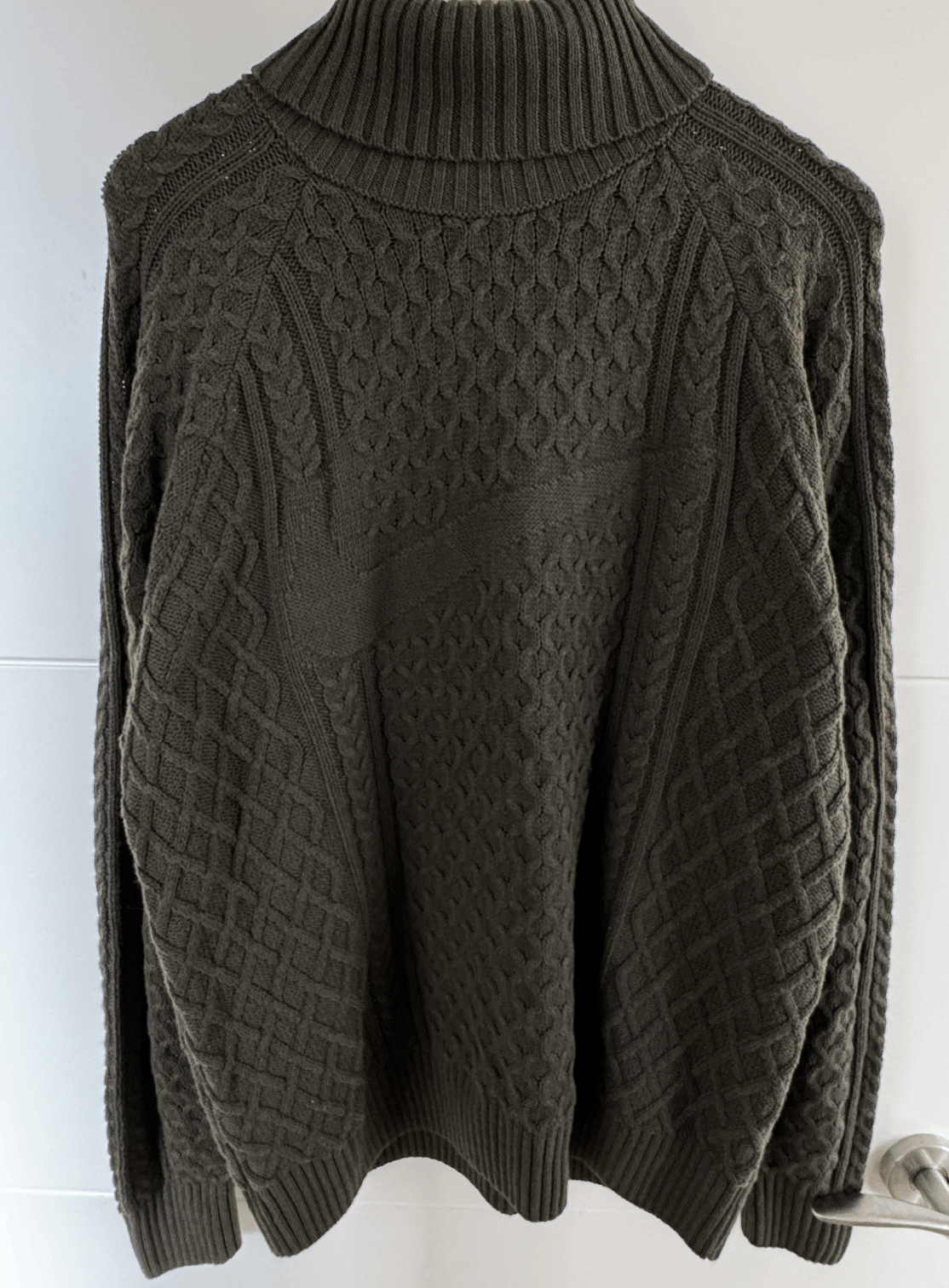 Nike Cable Knit Turtleneck Sweater Size US M / EU 48-50 / 2 - 4 Thumbnail