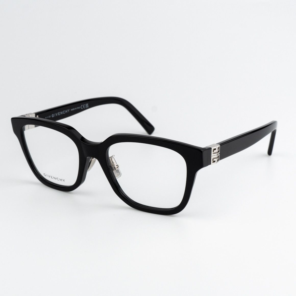 Givenchy NEW Givenchy GV50040F 001 Black Women Square Eyeglasses Size ONE SIZE - 4 Thumbnail