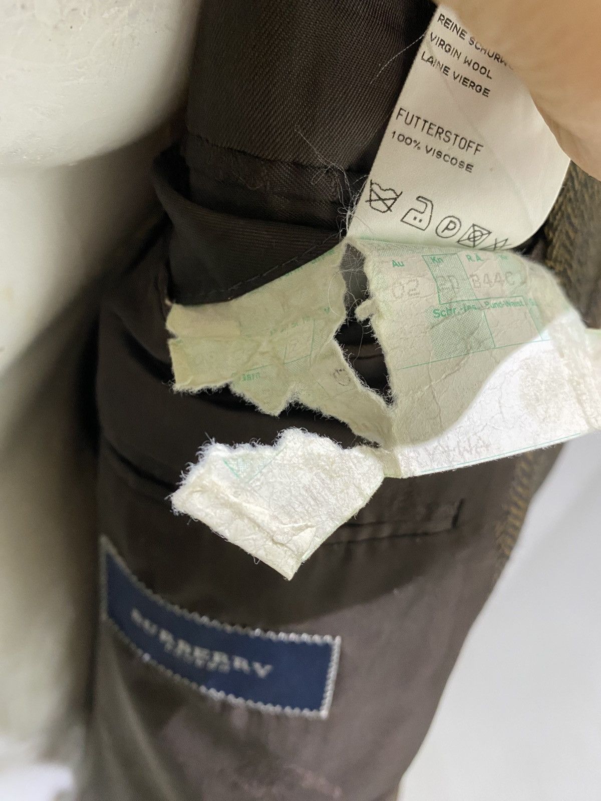 Burberry Burberry Vintage Wool Blazer / Jacket Size US XL / EU 56 / 4 - 13 Thumbnail