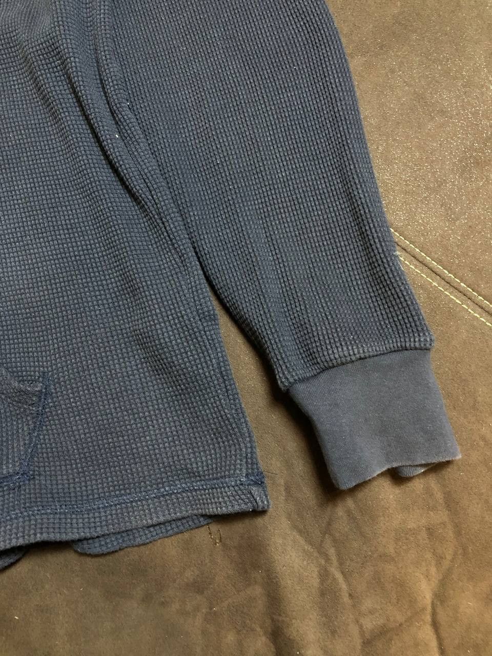 Polo Ralph Lauren Vintage Polo Ralph Lauren Waffle Knit Hoodie streetwear Size US XL / EU 56 / 4 - 13 Thumbnail