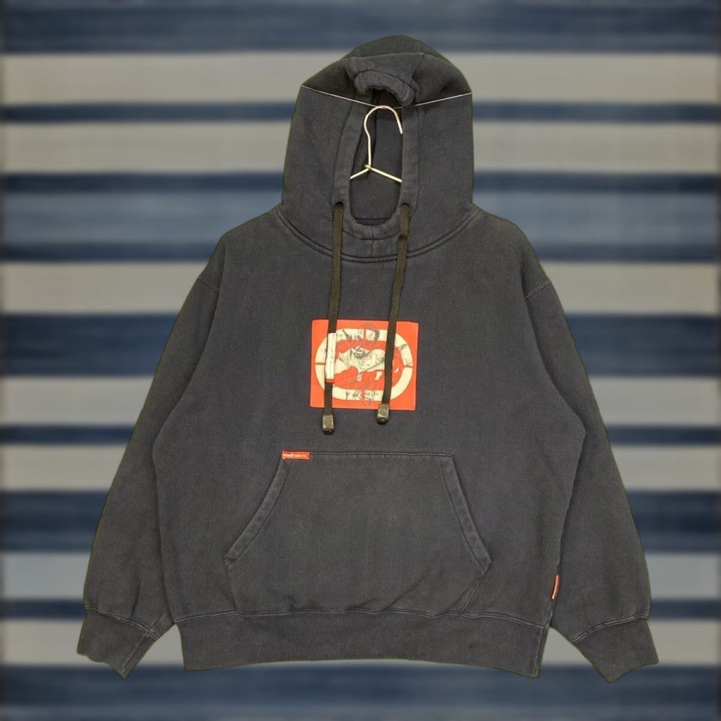 JNCO VINTAGE ECKO Hoodie Mens XL Red Crew Neck Long Sleeve Graphic Print 90s Hip Hop Skater Baggy Size US XL / EU 56 / 4 - 1 Thumbnail