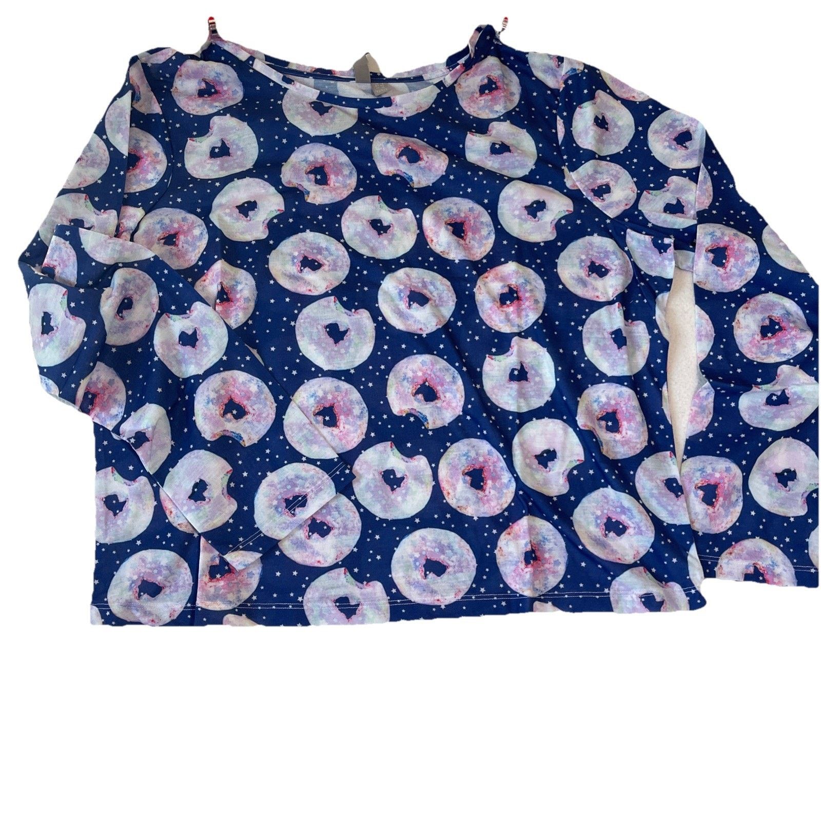 Asos ASOS Women’s Doughnut Long Sleeve Pajama’s Size 10-NWT Size ONE SIZE - 2 Thumbnail