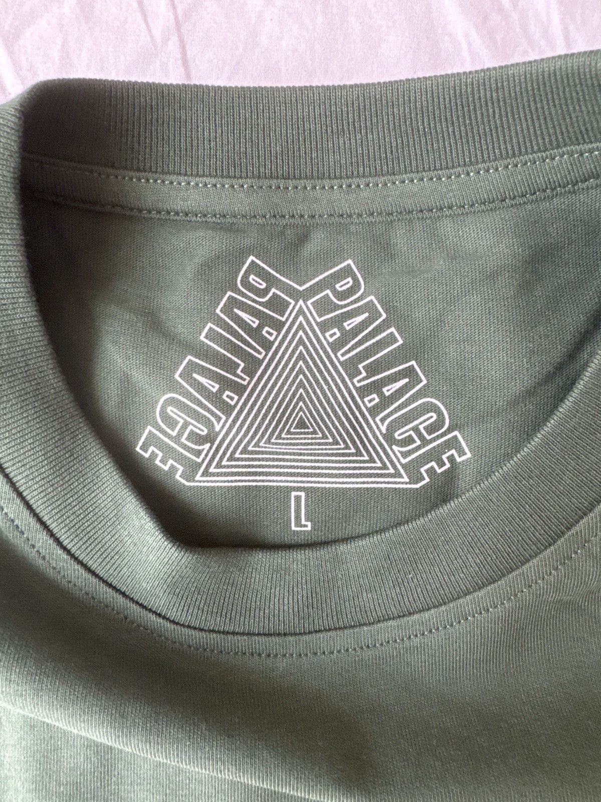 Palace Palace Tri Lingual T-Shirt, Racey Green, Size L ✅ Size US L / EU 52-54 / 3 - 7 Thumbnail