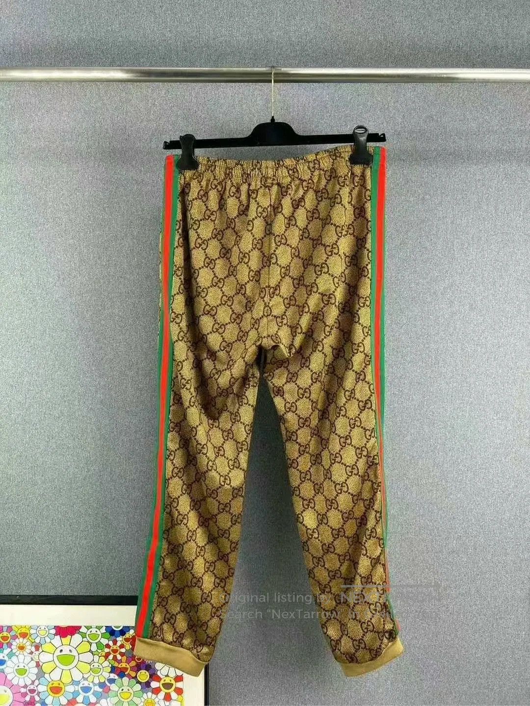 Gucci gucci logo long pants in beige. Size 30" / US 8 / IT 44 - 2 Thumbnail