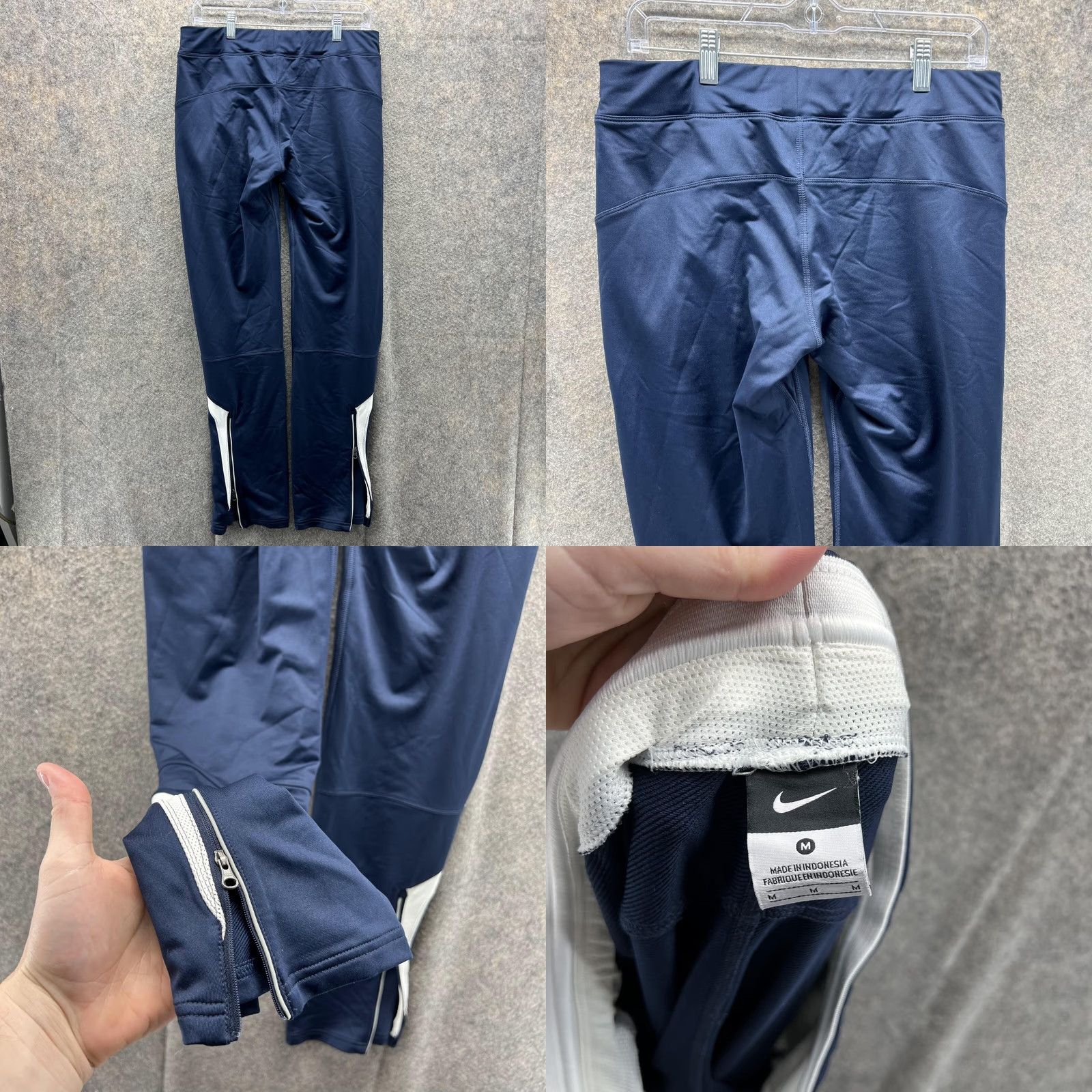 Nike Nike Sweatpants Women Medium Blue Navy Training Outdoors Running Swoosh Vintage Size 32" / US 10 / IT 46 - 8 Thumbnail