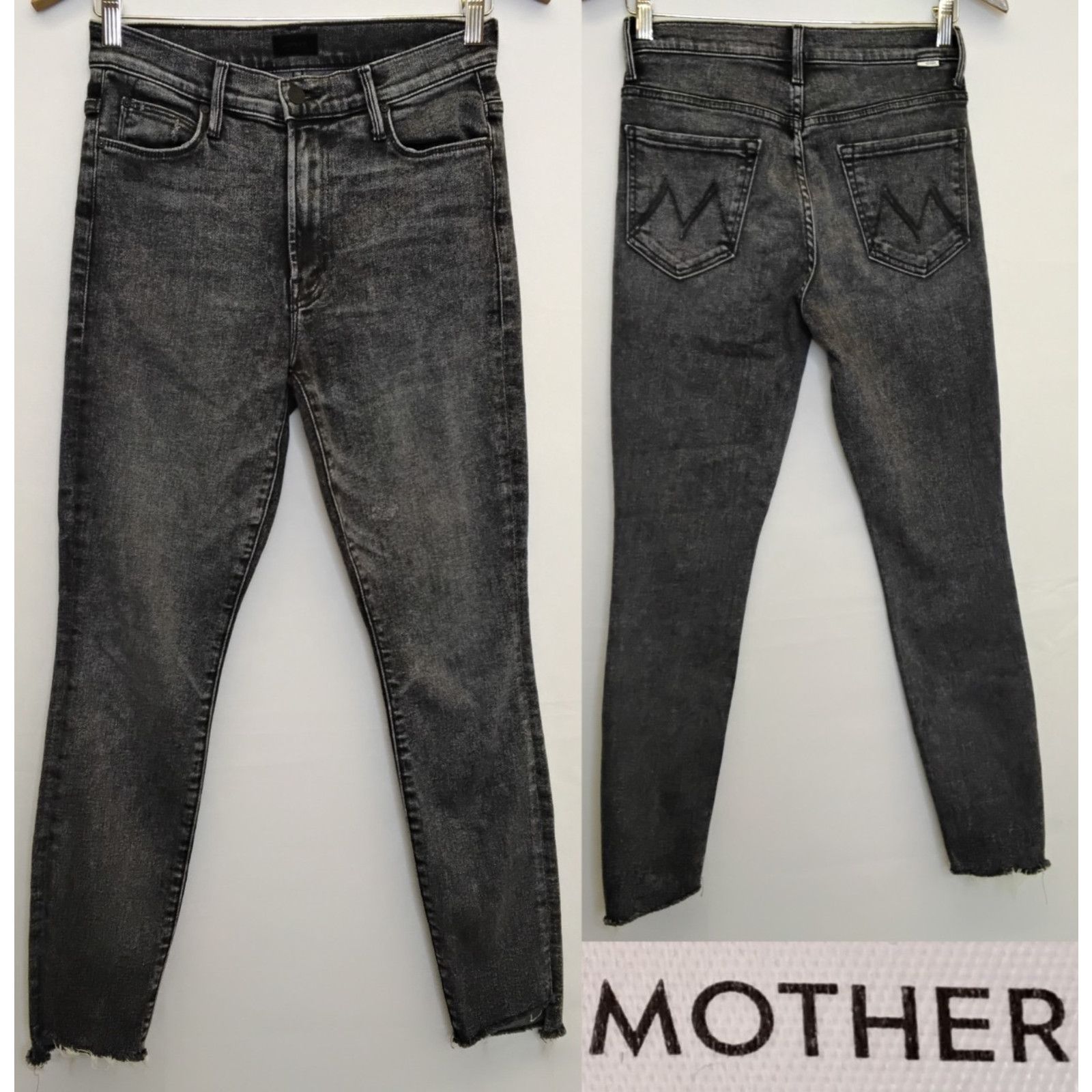 MOTHER Mother The Stunner Zip Ankle Step Fray Jeans 27" Train Stops Size 27" / US 4 / IT 40 - 1 Thumbnail