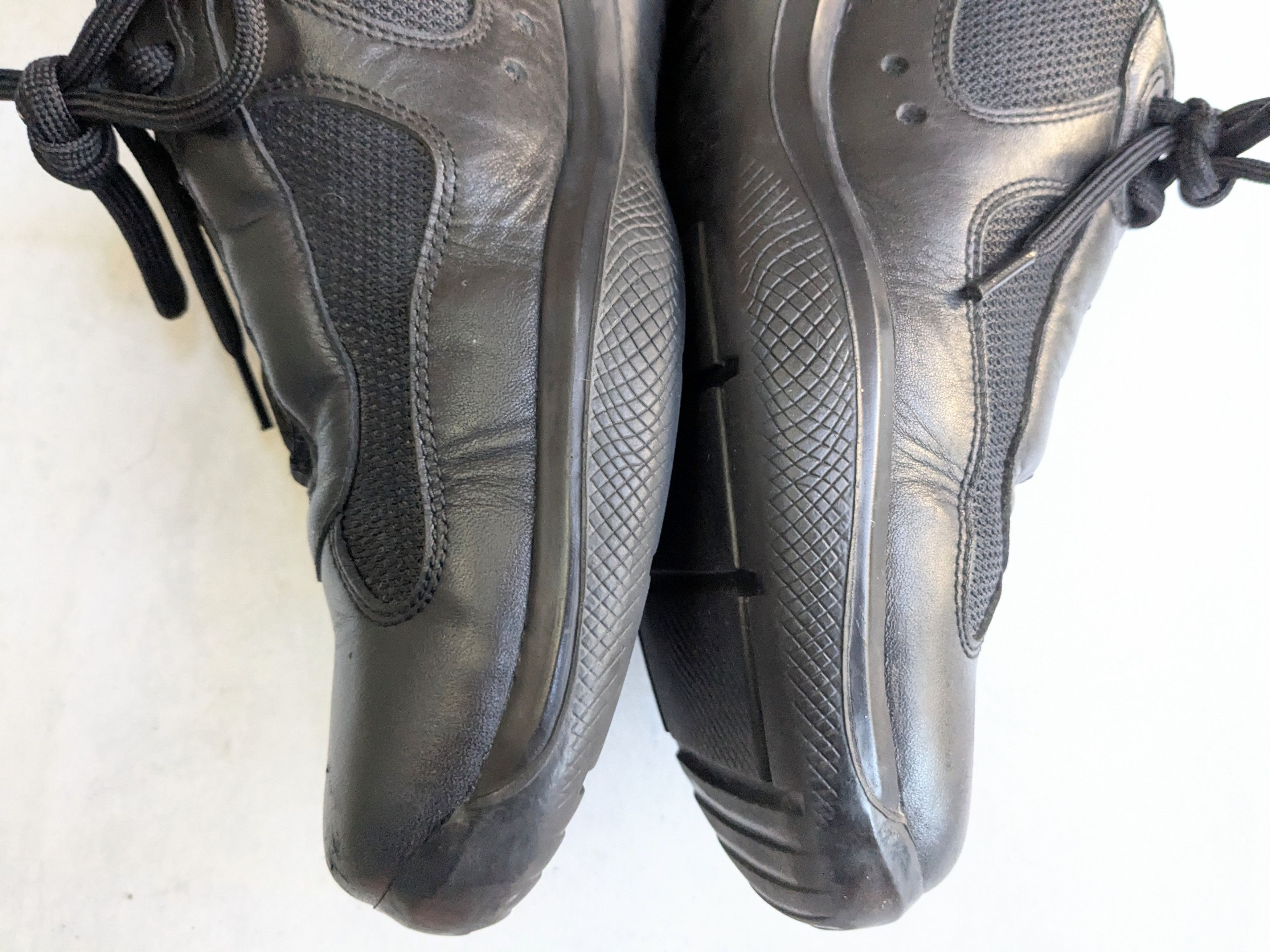 Prada Prada America's Cup Sneakers Black 11 Low Leather Size US 11 / EU 44 - 8 Thumbnail