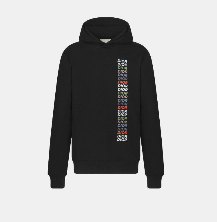 Dior o1w1db11024 Relaxed-Fit Hooded SweatShirt in Black Size US M / EU 48-50 / 2 - 1 Thumbnail