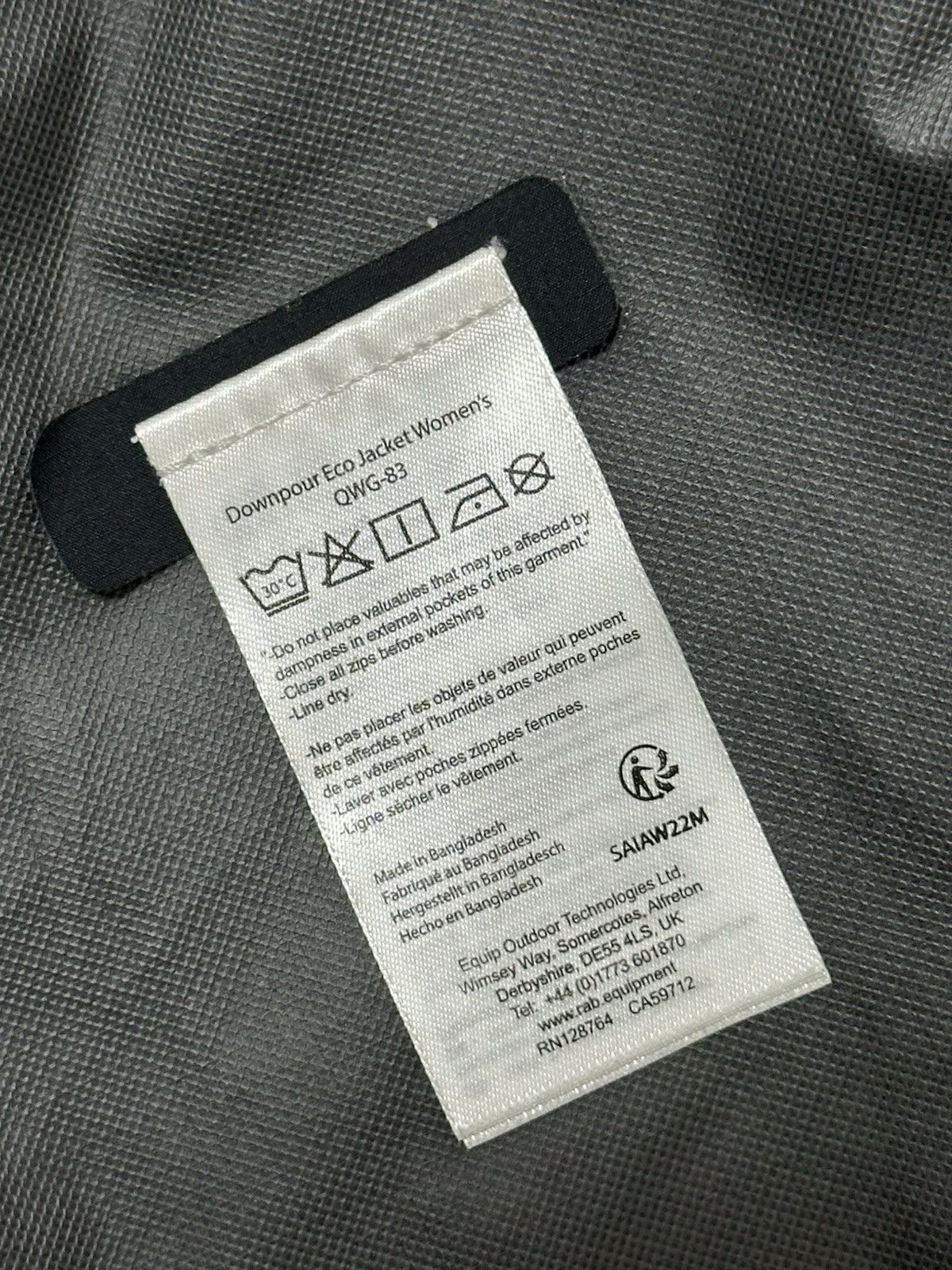 Rab Rab Downpour Eco Women’s Outdoor Jacket Size L Pertex shield Size L / US 10 / IT 46 - 8 Thumbnail