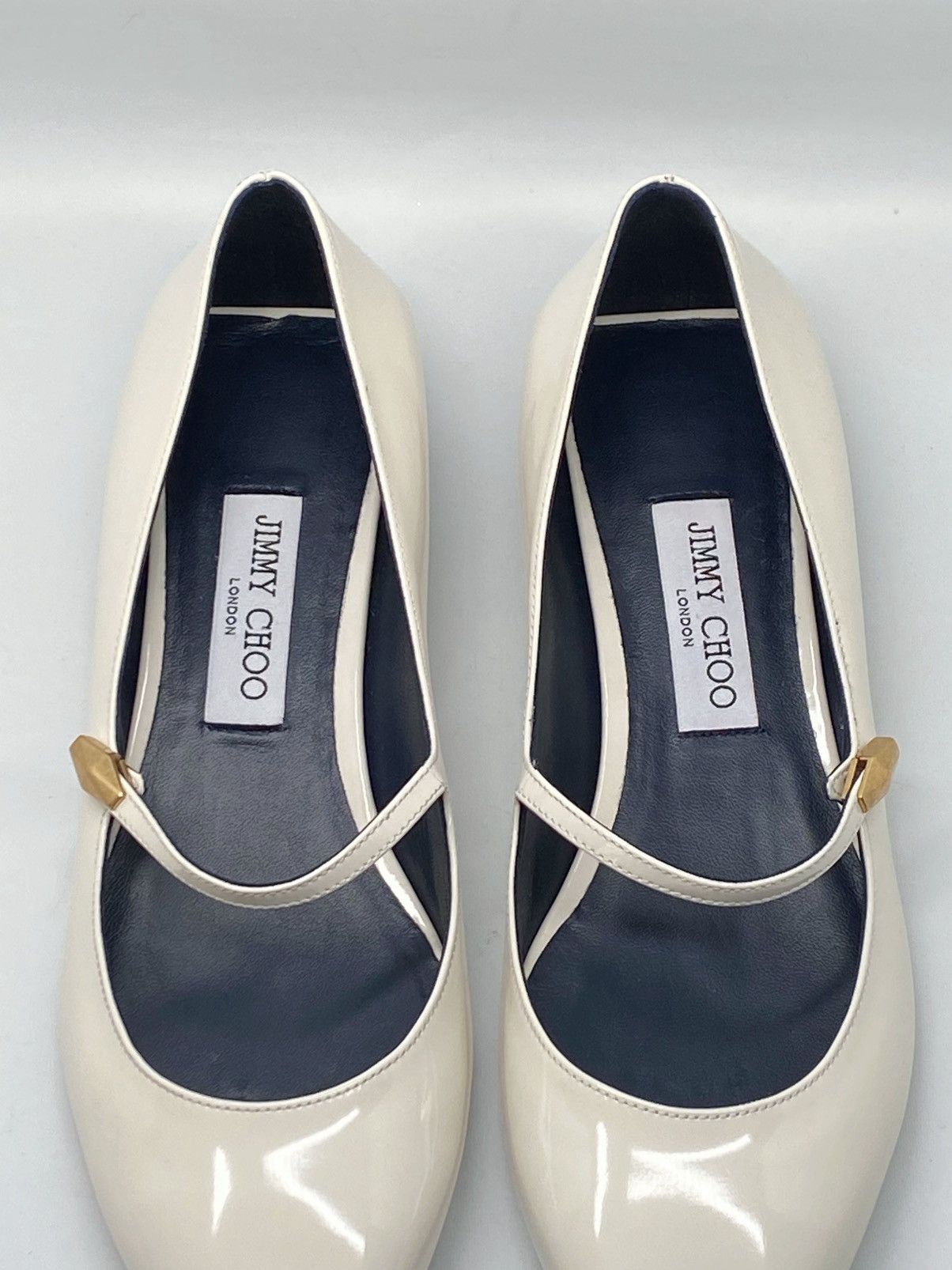 Jimmy Choo Jimmy Choo Carolyn Leather Mary Jane Flats size 39.5 Size US 9.5 / IT 39.5 - 9 Thumbnail
