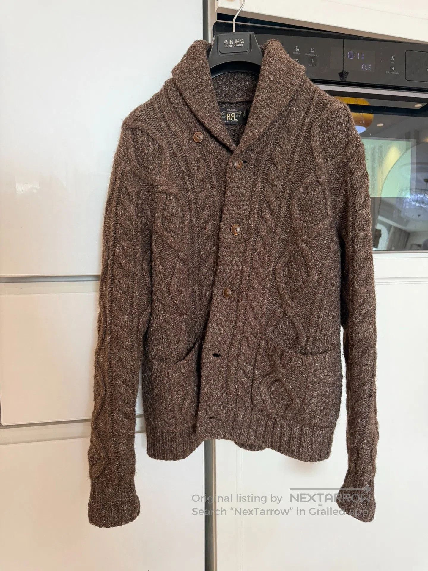 RRL Ralph Lauren RRL Ralph Lauren Shawl Collar Wool Sweater. Size US M / EU 48-50 / 2 - 1 Thumbnail