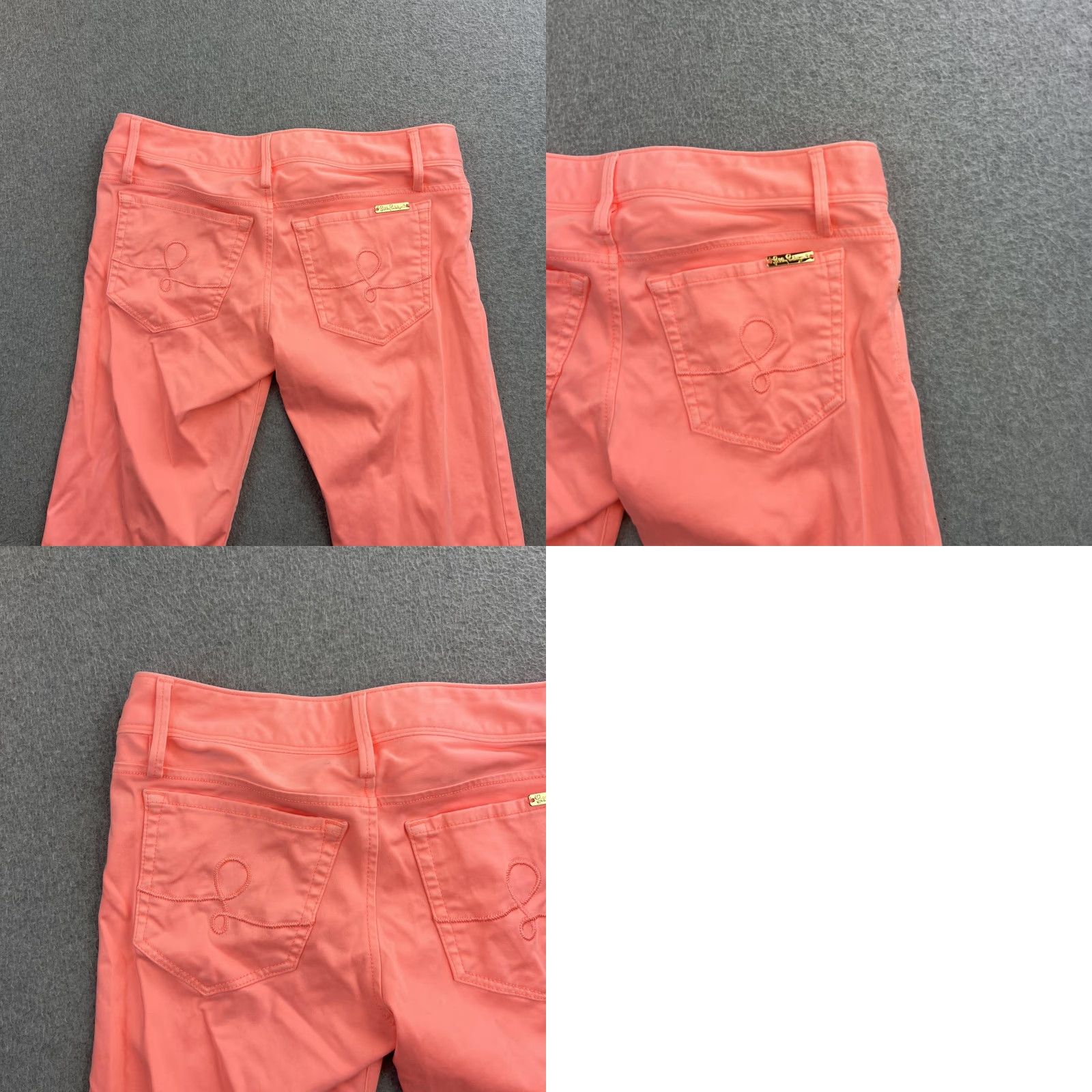 Lilly Pulitzer VINTAGE Lilly Pulitzer Pants Womens 0 Pink Worth Skinny Stretch Casual Slim Fit Summer Womens Pants Skinny 0 Pink Lilly Pulitzer Ladies Size 25" / US 0 / IT 36 - 9 Thumbnail