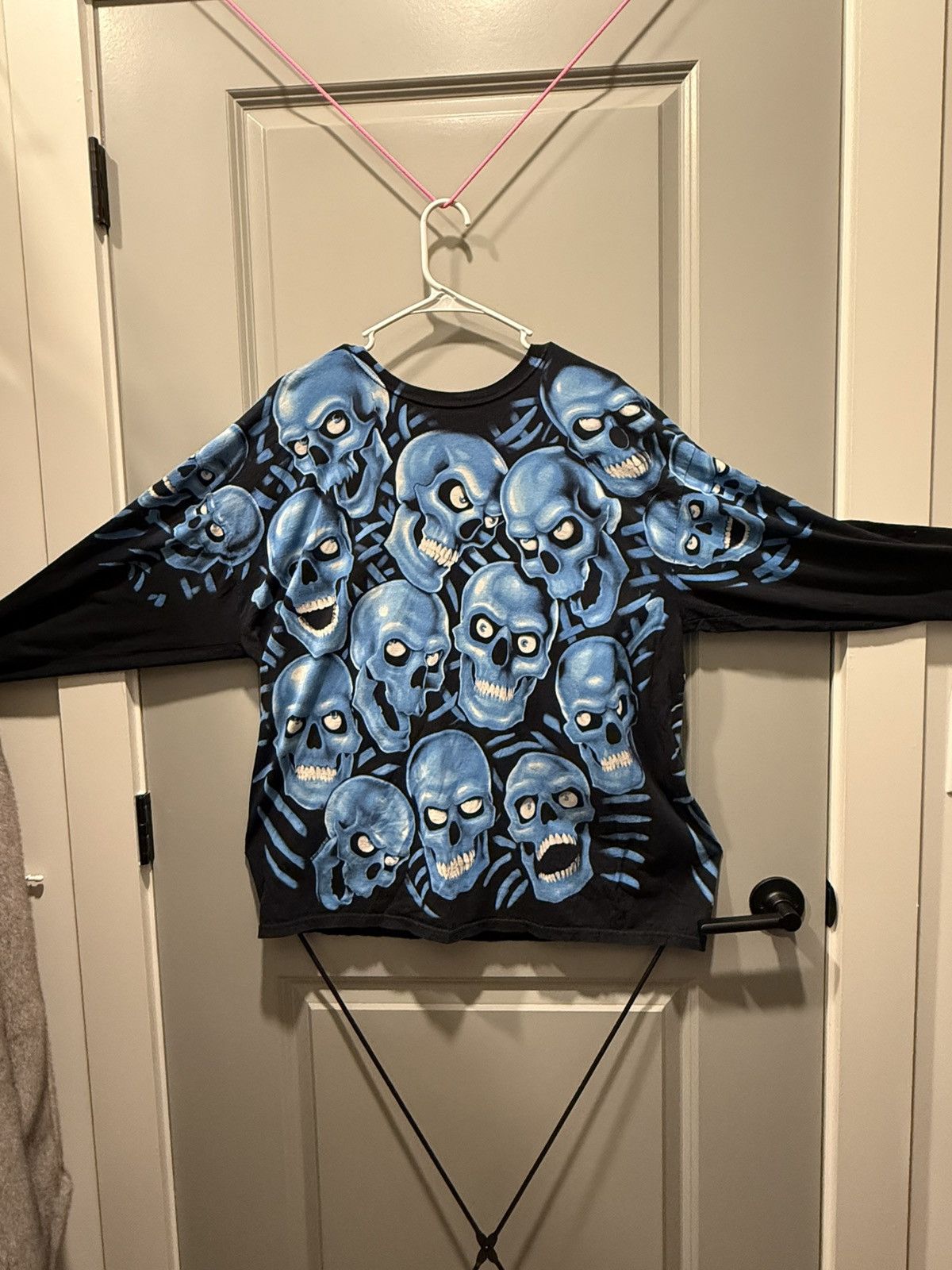 Liquid Blue × Vintage Supreme skull long sleeve Liquid blue Size US XL / EU 56 / 4 - 1 Thumbnail