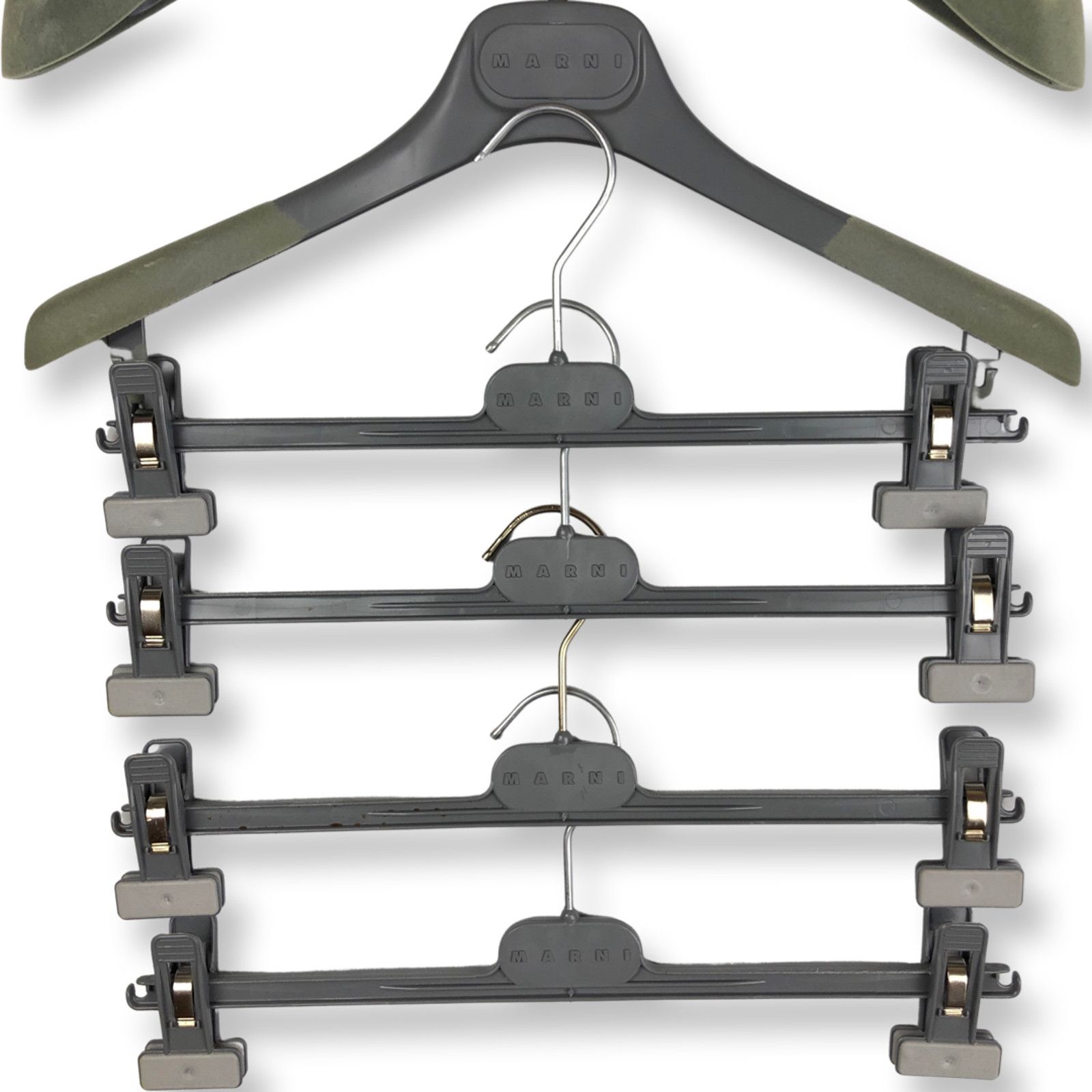 Marni × Vintage Marni Logo Plastic Hangers Size ONE SIZE - 2 Thumbnail