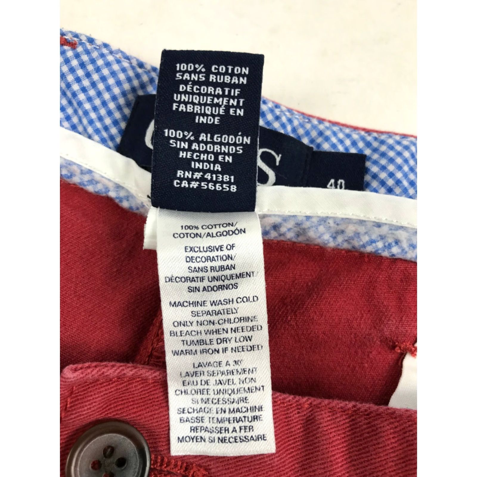 Chaps Chaps Golf Chino Shorts Men's Size 40 Salmon Classic Outdoors Flat Front Size US 40 / EU 56 - 4 Thumbnail