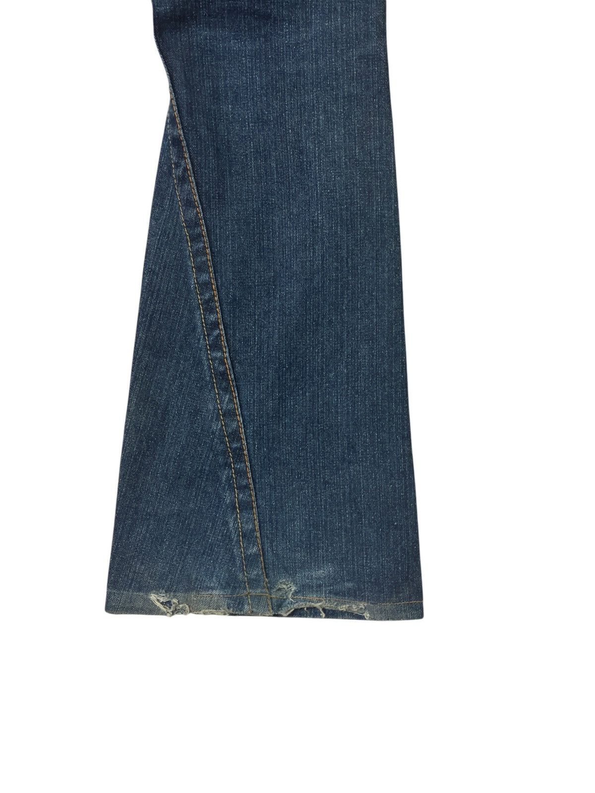 Hysteric Glamour × If Six Was Nine × Le Grande Bleu (L.G.B.) TWIST LEG FLARE FADED DISTRESSED JEANS Size US 30 / EU 46 - 14 Thumbnail