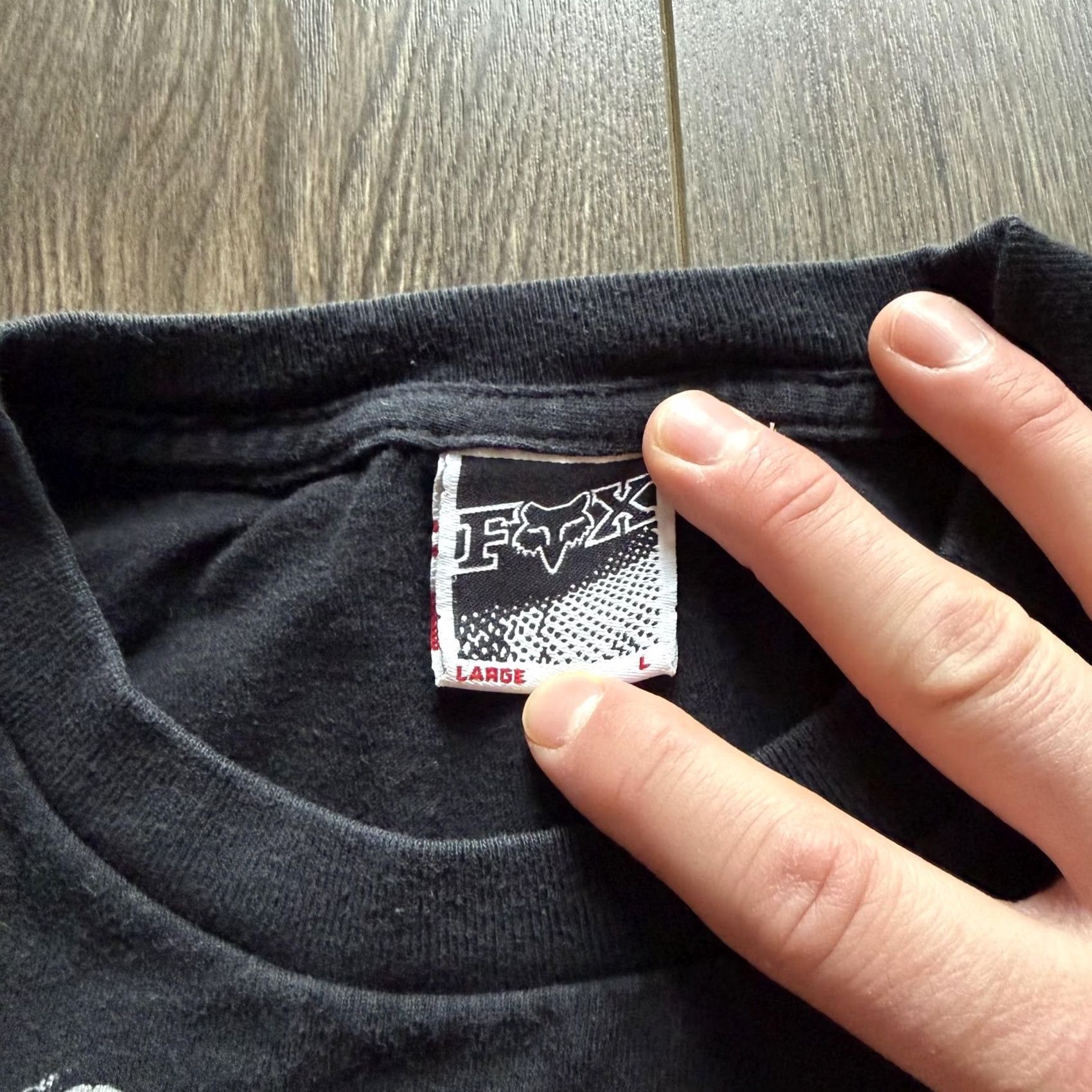 Fox Racing Fox Racing Shirt Mens Large Black Logo Motocross Y2K 2000s Graphic Tee Top Size US L / EU 52-54 / 3 - 4 Thumbnail