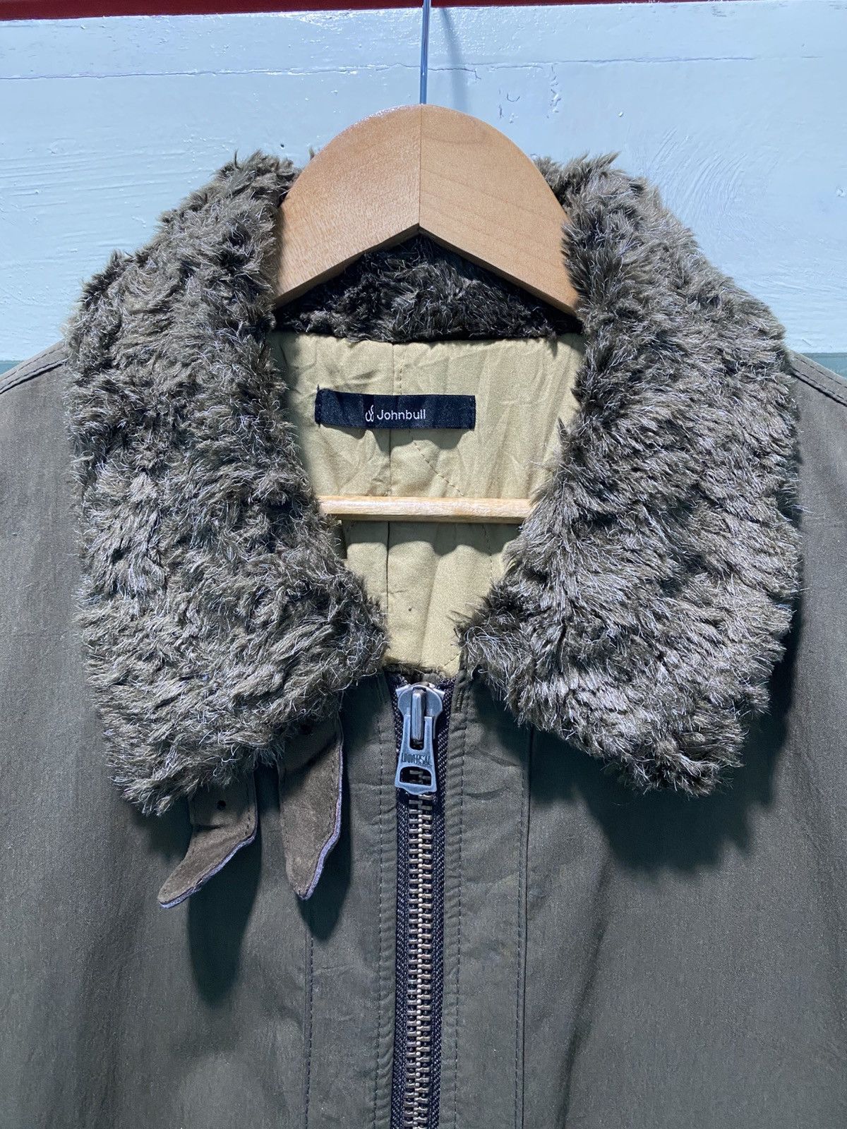 Johnbull Vintage 90's John Bull Kojima Japan B3 Style Faux Fur Jacket Size US L / EU 52-54 / 3 - 4 Thumbnail