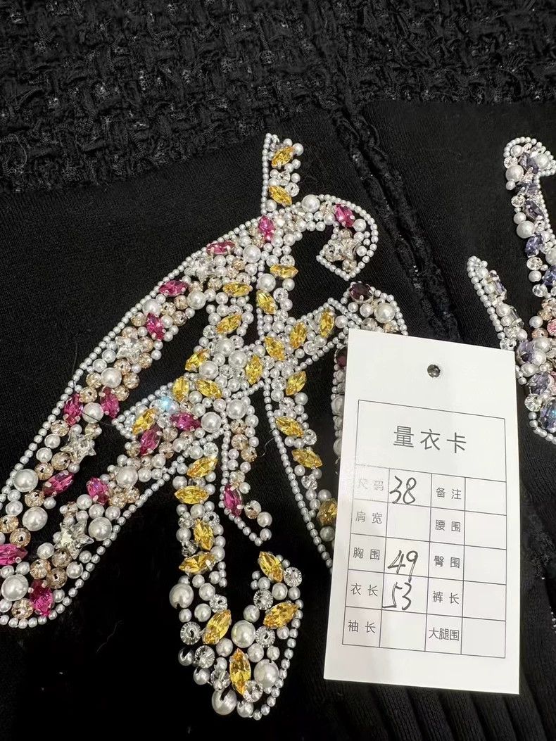 Chanel Chanel 22A autumn and winter workshop black tweed zipper c Size XS / US 0-2 / IT 36-38 - 7 Thumbnail