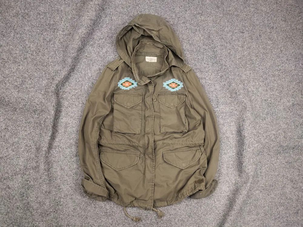 Polo Ralph Lauren Vintage Ralph Lauren Denim Supply Military M65 Hoodie Jacket Size S / US 4 / IT 40 - 2 Thumbnail