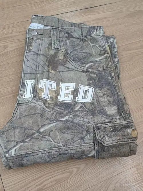 Japanese Brand Retro camouflage loose wide-leg Japanese overalls Size US 34 / EU 50 - 3 Thumbnail