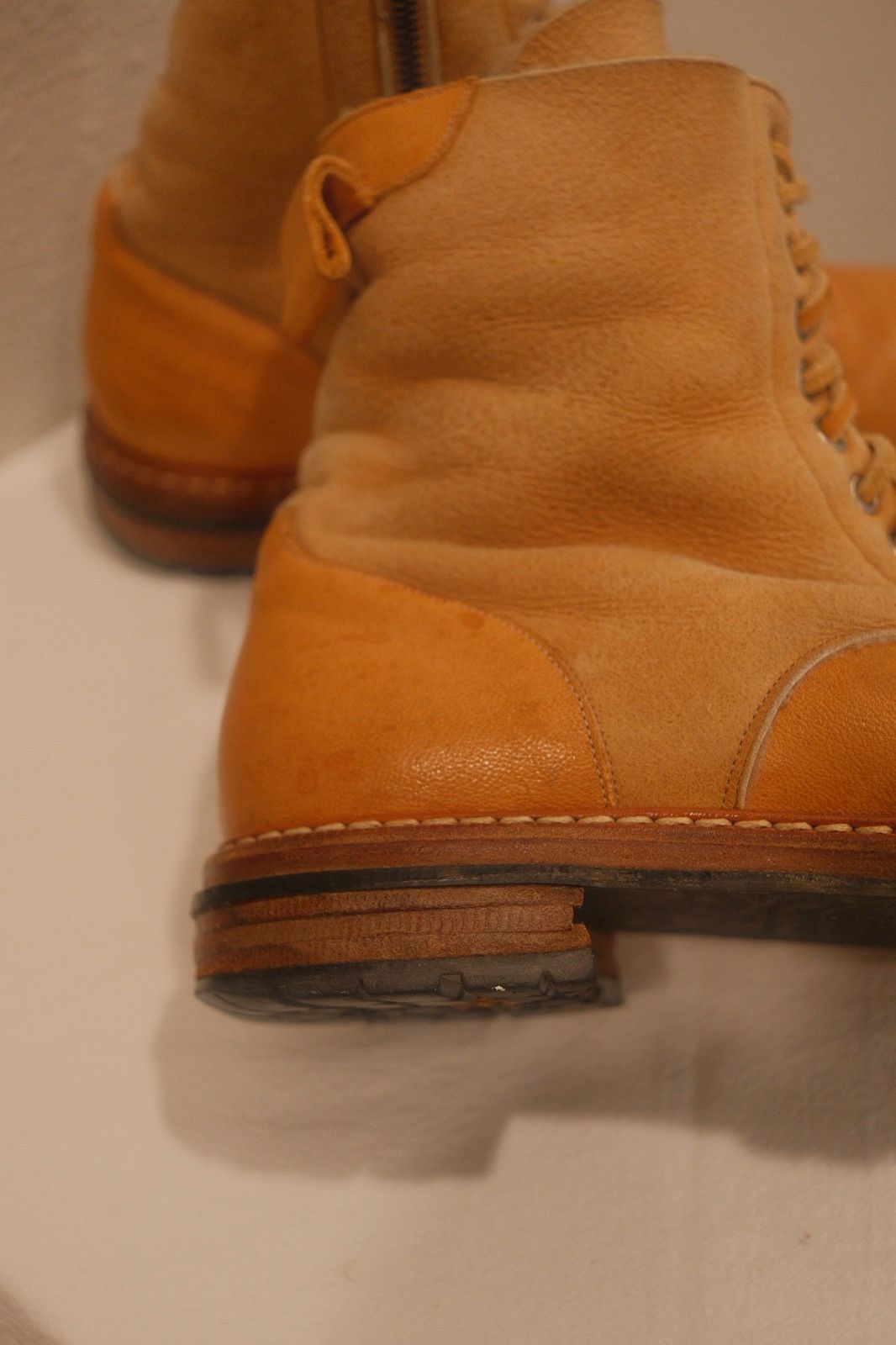 Maison Margiela FW12 Combat Shearling Boots Size US 10 / EU 43 - 3 Thumbnail
