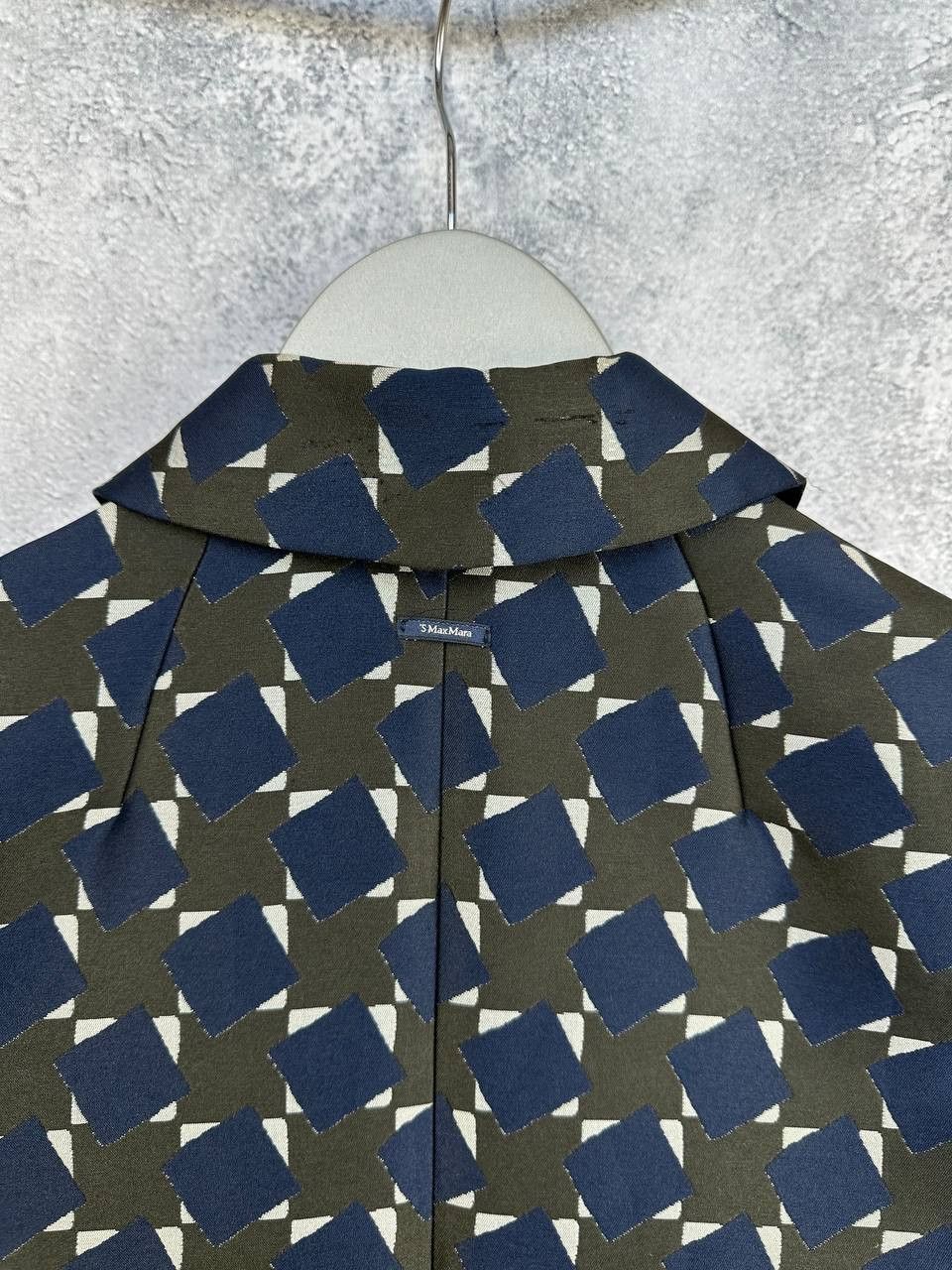 Max Mara 'S MaxMara Diffusion Geometric Print 3/4 Sleeve Coat Trench Size S / US 4 / IT 40 - 13 Thumbnail
