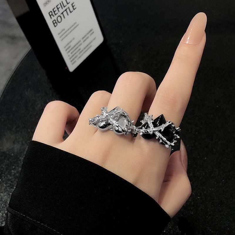 Jewelry Heart Matchless Jewelry Rings Open Chrome Ring (Size 7-13) Size ONE SIZE - 2 Thumbnail