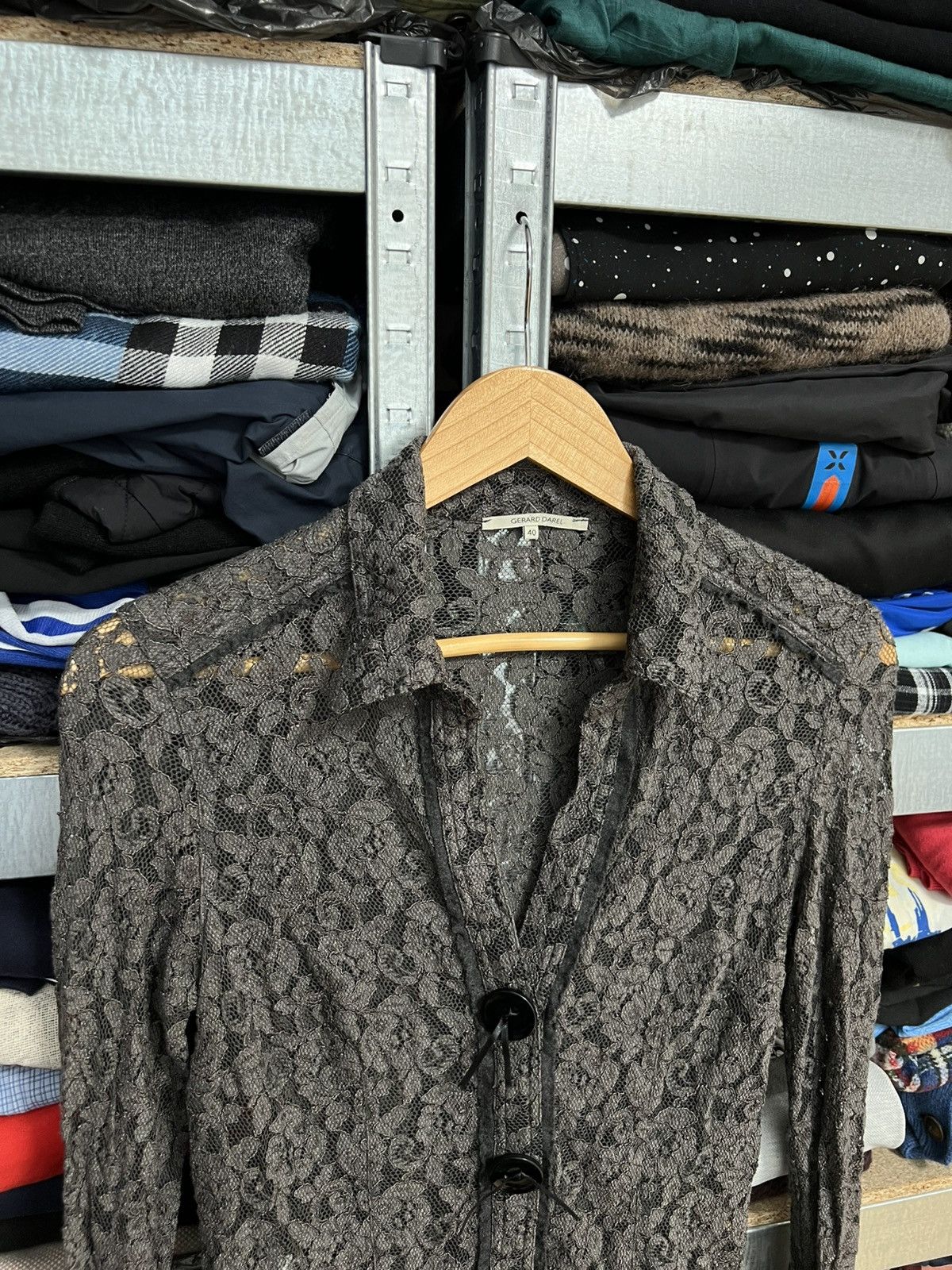 Gerard Darel Gerard Darel Crochet Lace Blazer Cardigan Size 40 Sweater Size S / US 4 / IT 40 - 3 Thumbnail