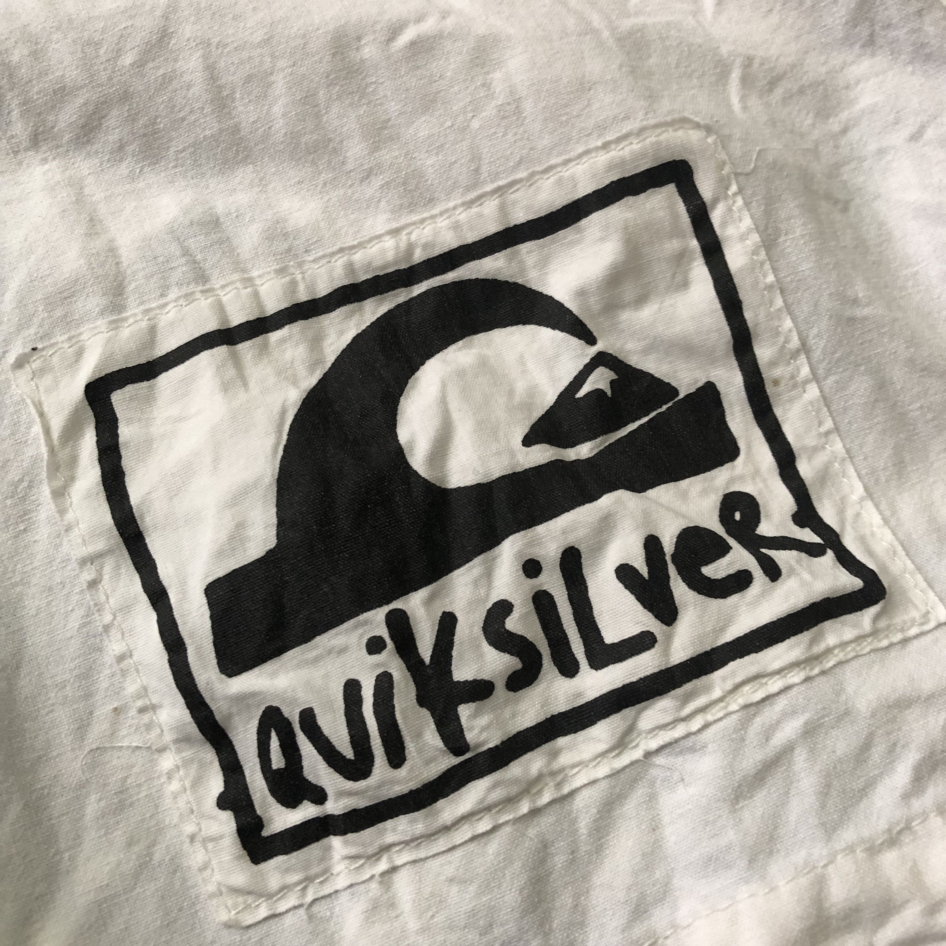 Quiksilver Vintage rare Quiksilver patch work surf shorts Size US 33 - 8 Thumbnail
