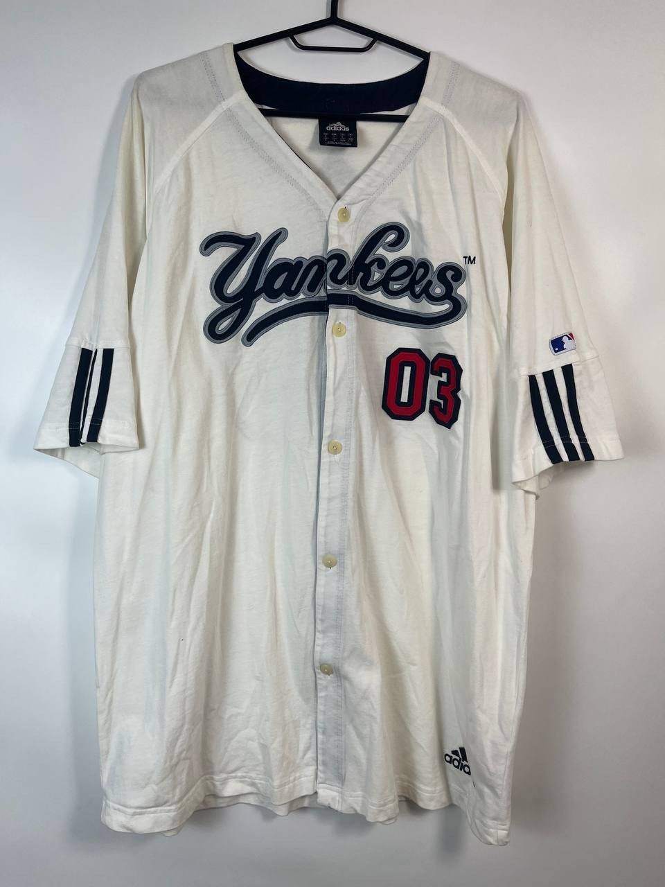 Adidas NEW YORK YANKEES 2002 BASEBALL JERSEY ADIDAS VINTAGE SIZE L Size US L / EU 52-54 / 3 - 1 Thumbnail